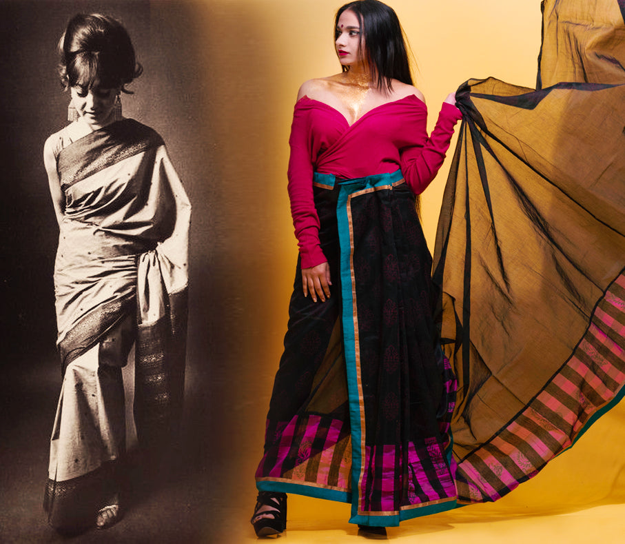 1980 2024 saree style