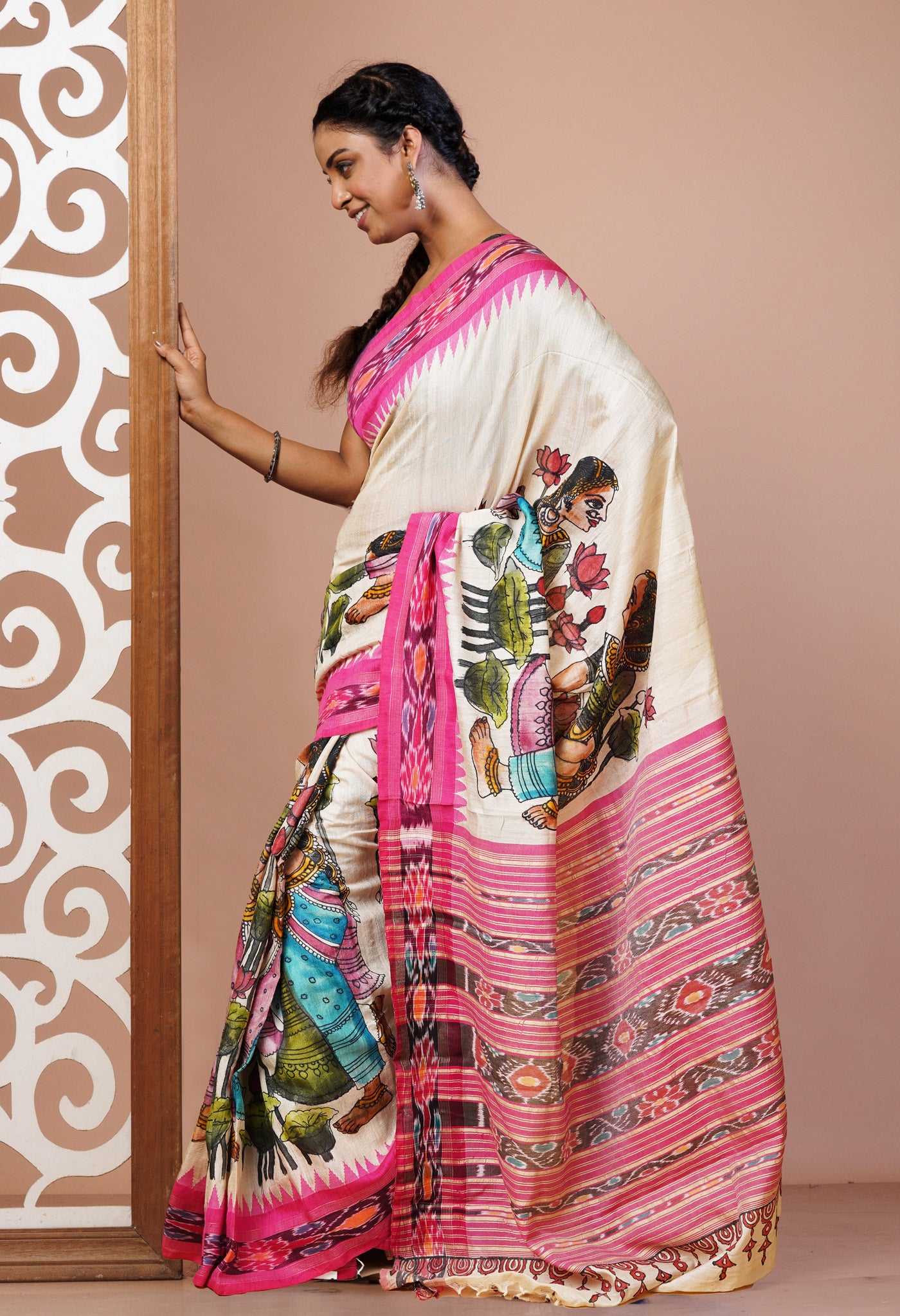 Tussarsilk saree fashion