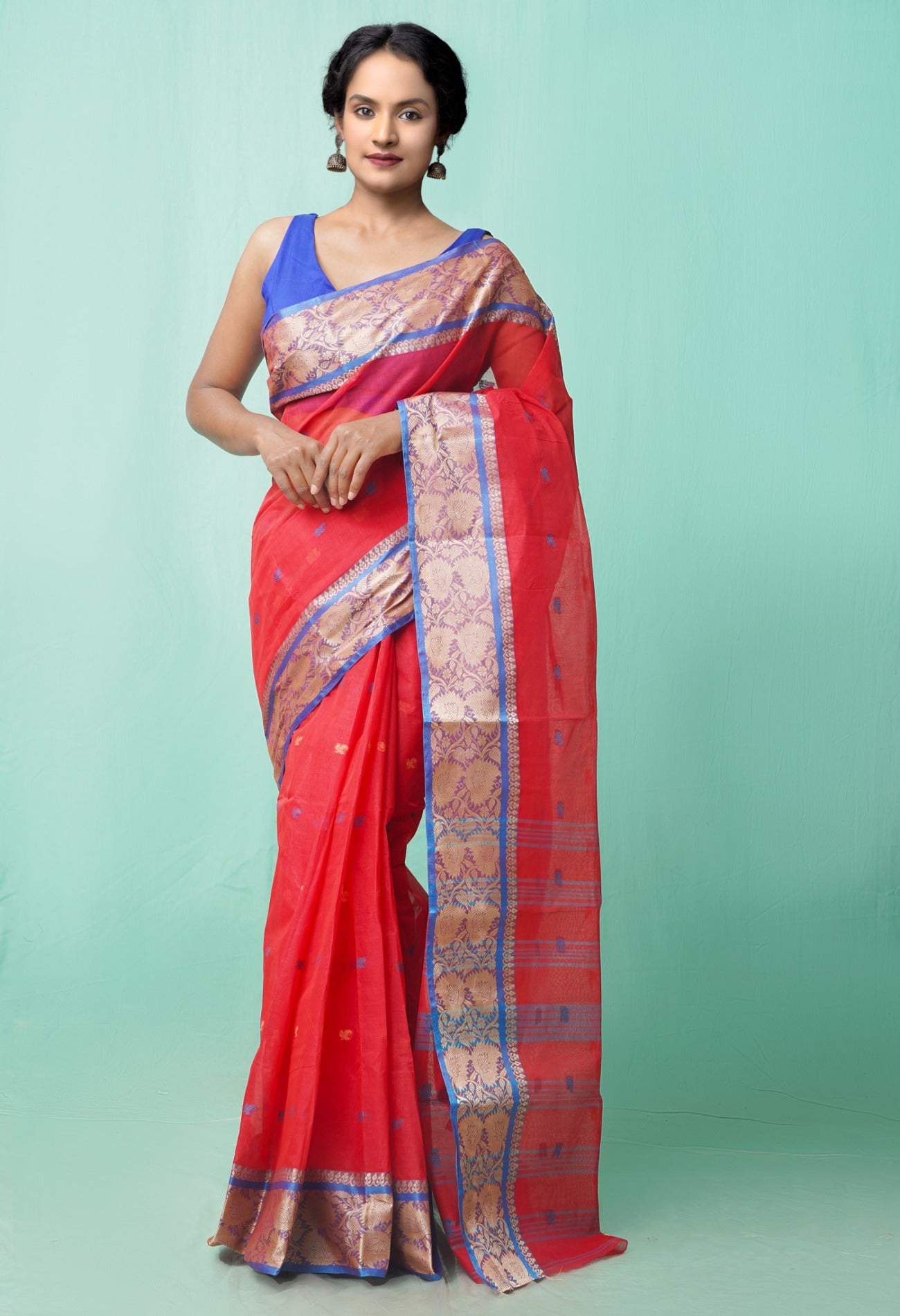 Handloom tant clearance saree