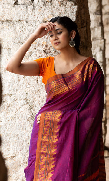 Ajeenkya - Narayanpet Silk Saree - Samprada Fashions