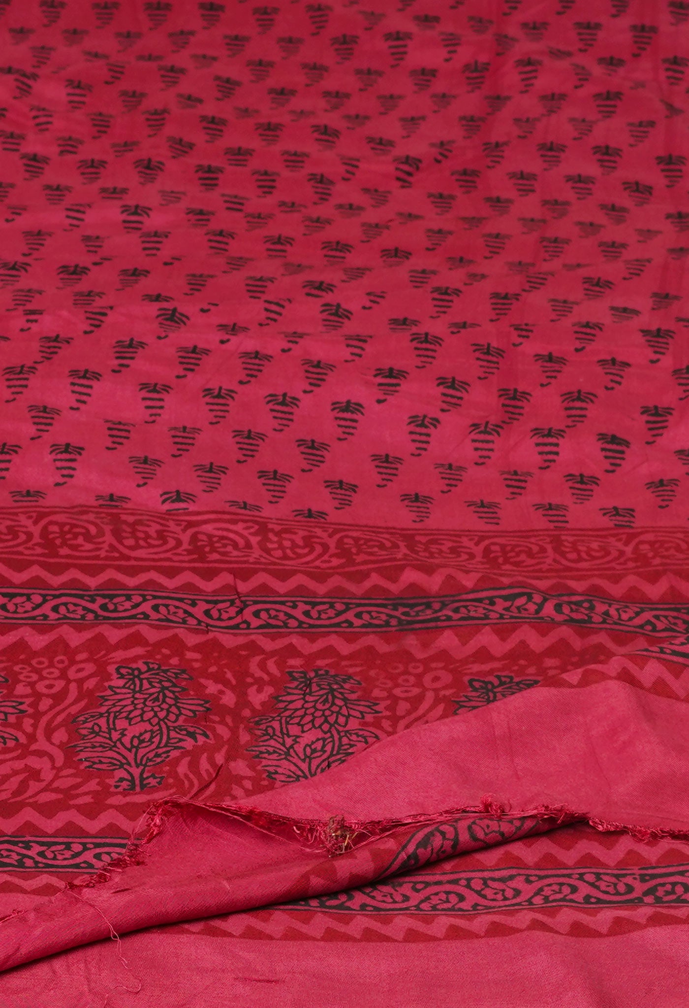 Maroon Bagh Printed Chanderi Soft Silk Dupatta–UDS5166