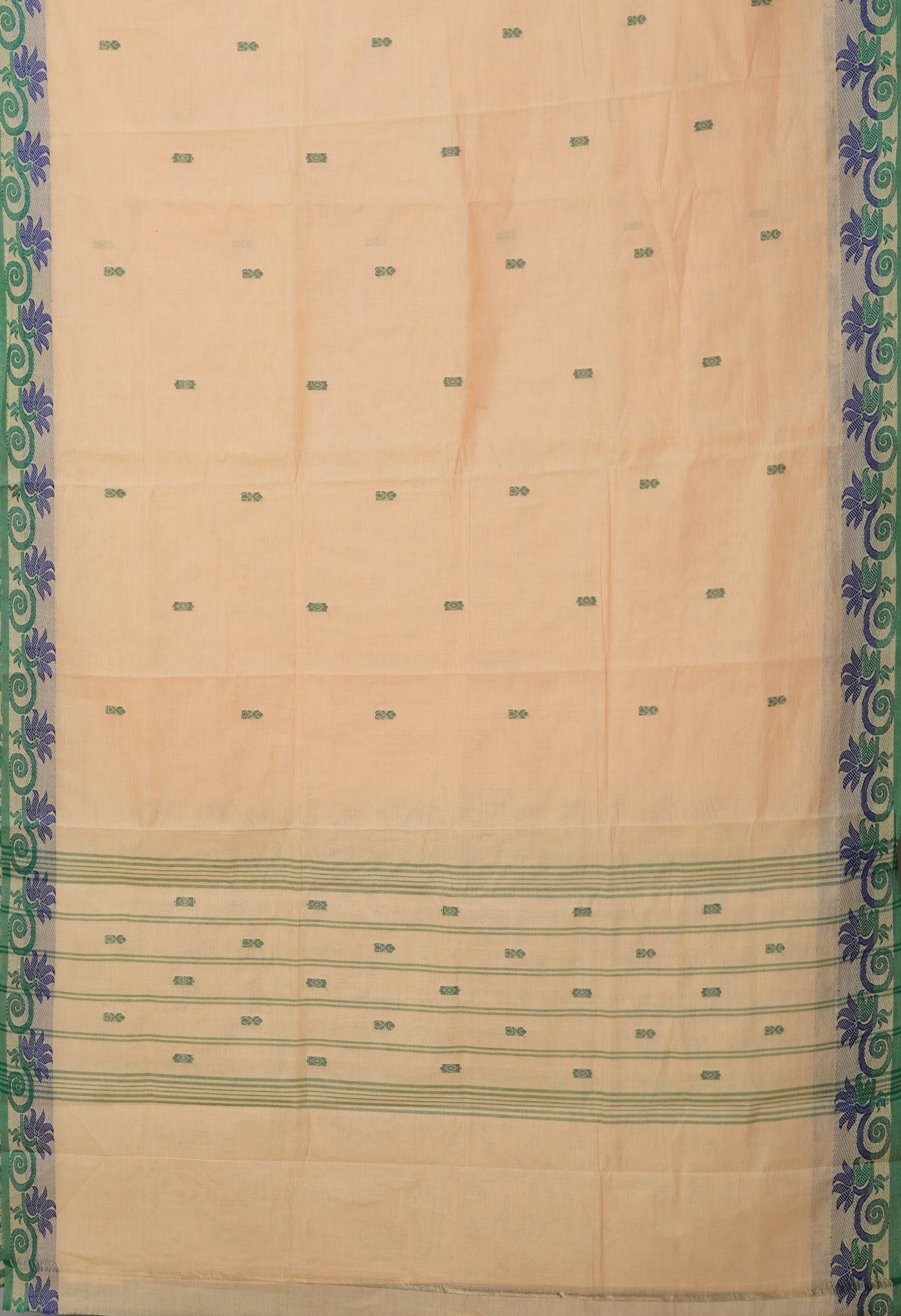 Cream Pure Pavani Venkatagiri Cotton Saree-UNM65641