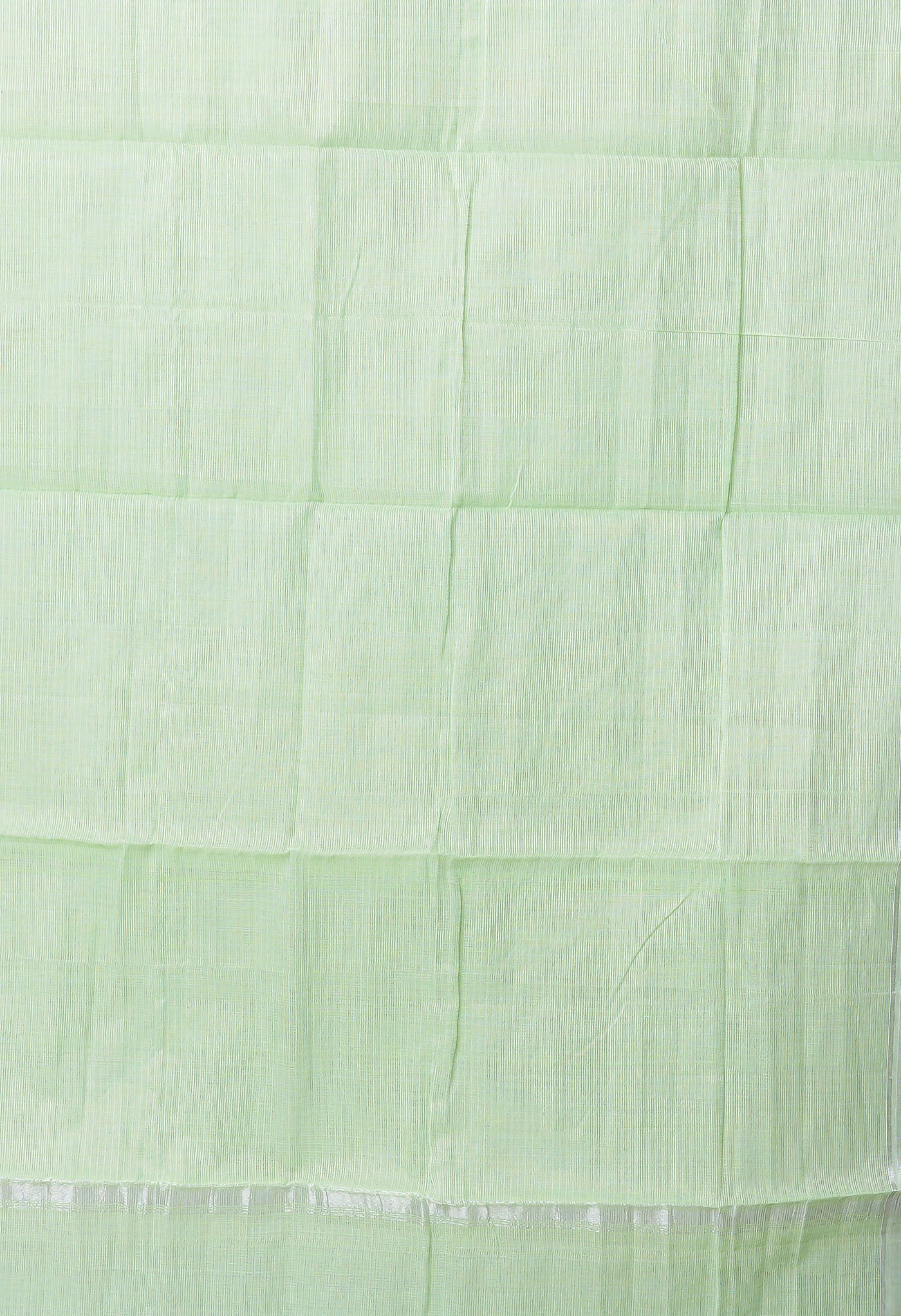 Green Pure Plain Kota Cotton Saree-UNM72478