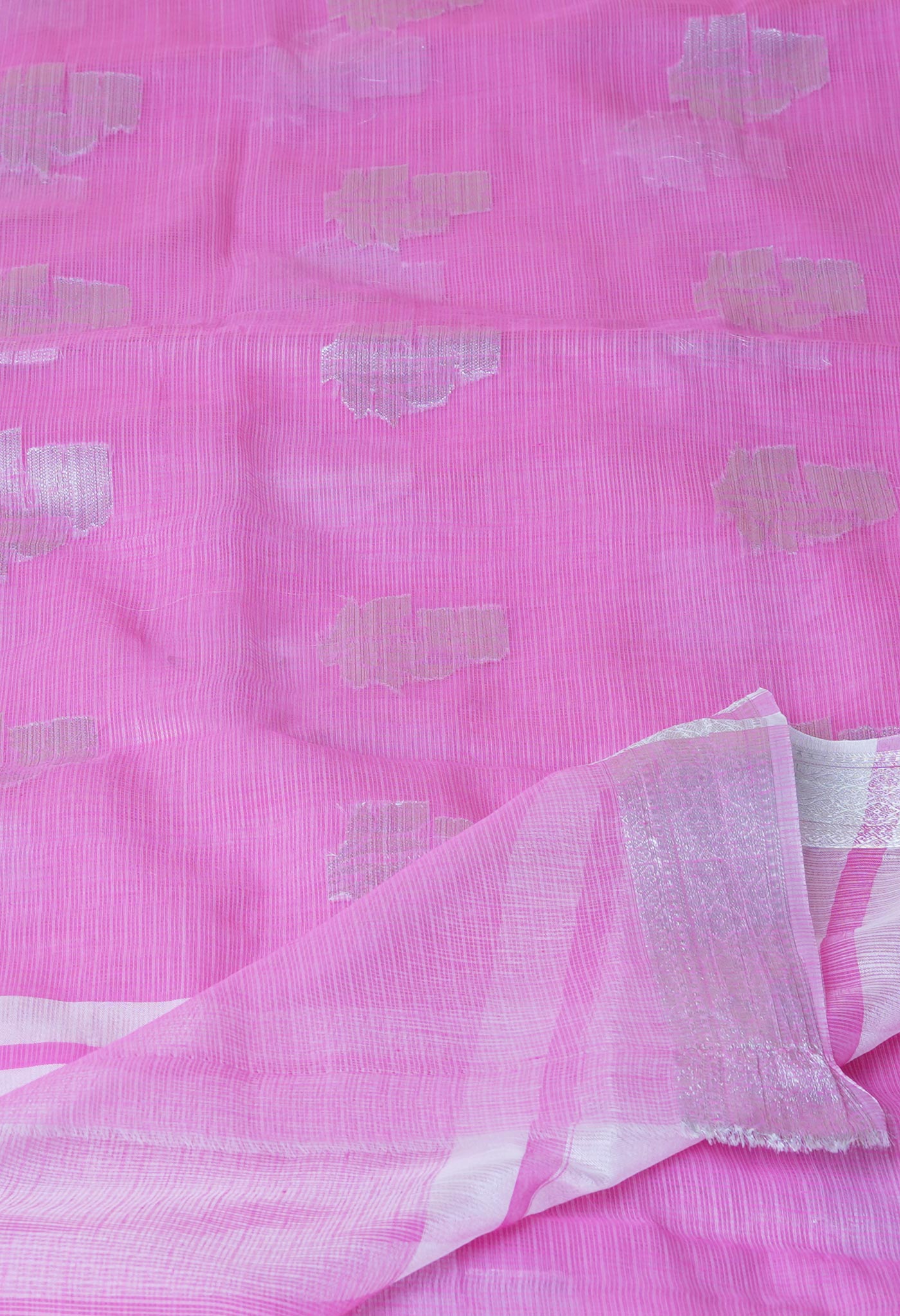 Pink Pure  Banarasi Kota Cotton Saree-UNM73089