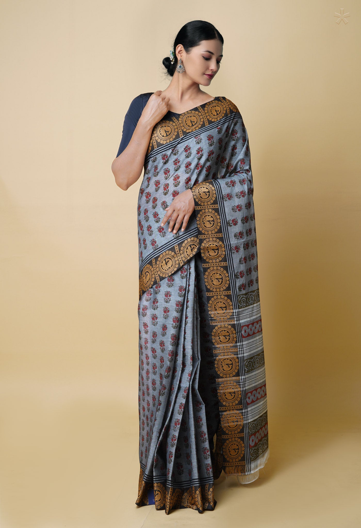 Asoka - Chettinad cotton saree | The Maggam Collective