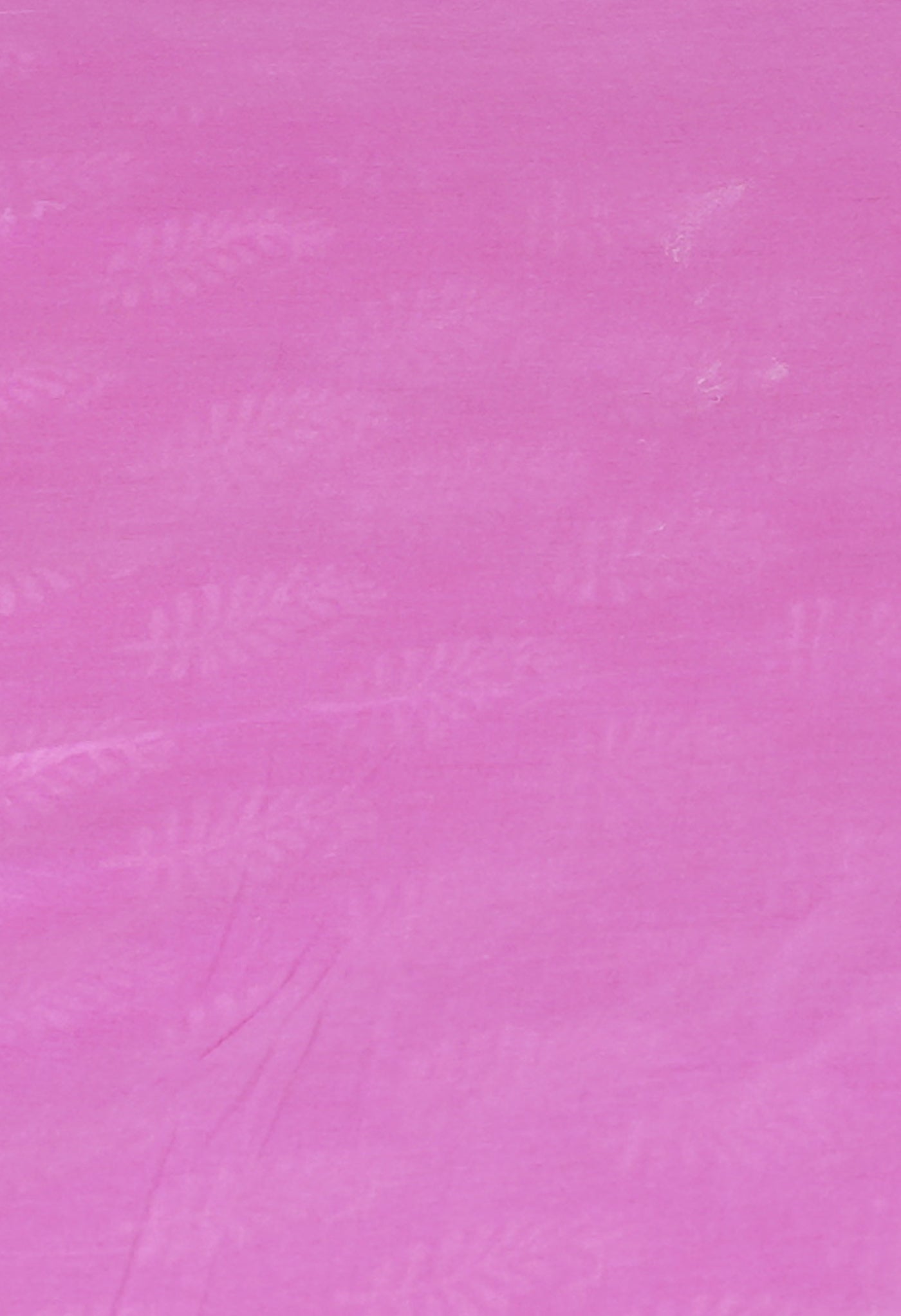 Pink Pure Hand Block Printed Discharge Soft Cotton Saree