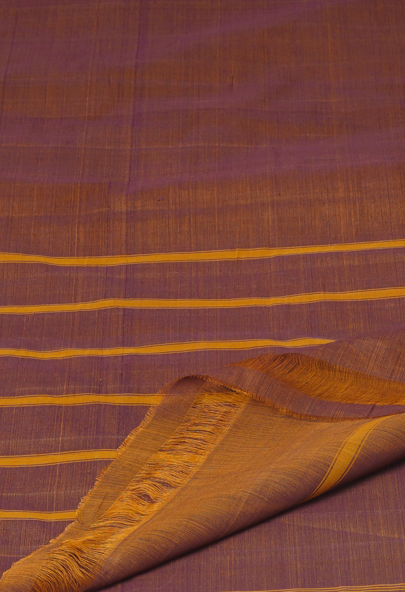 Brown Pure Andhra Handloom Cotton Saree