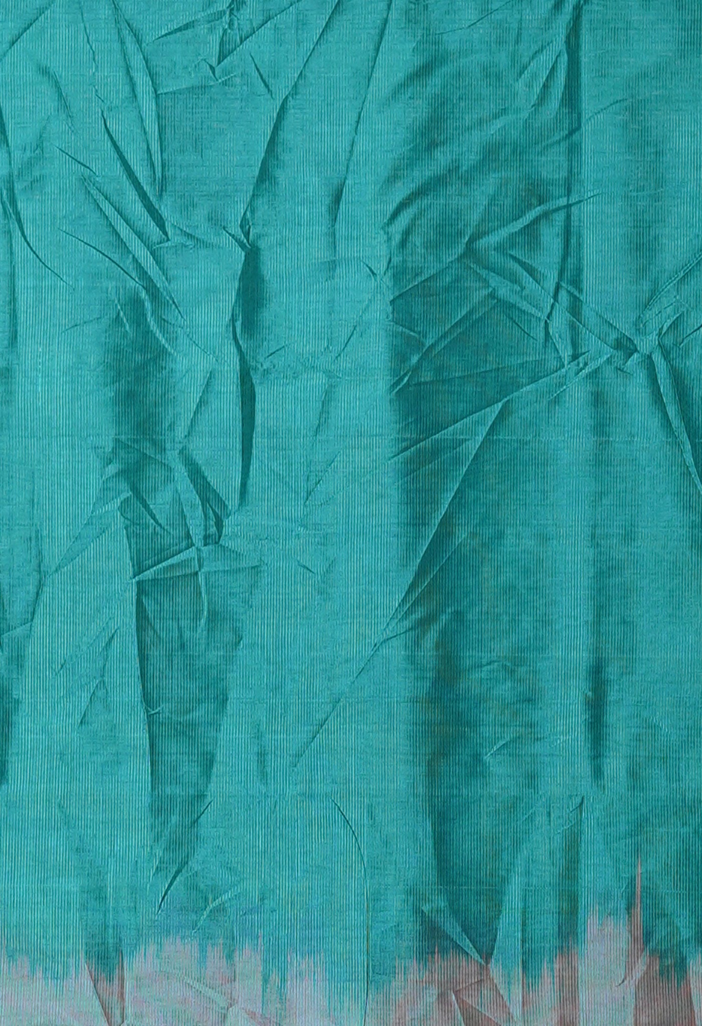 Dark Green Pure Dyed Mangalgiri Soft Silk Saree