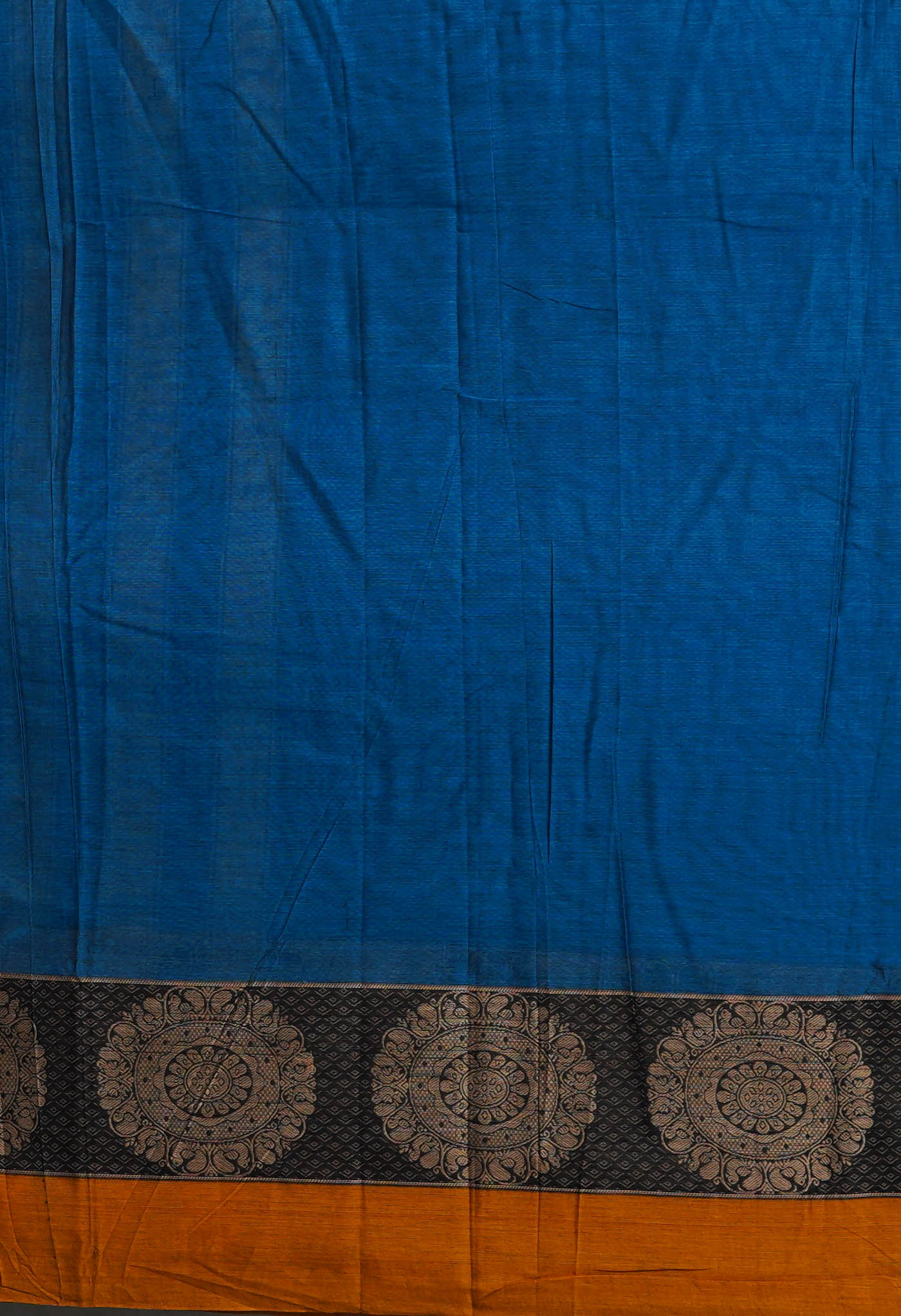 Peacock Blue Pure Handloom Narayani Cotton Saree