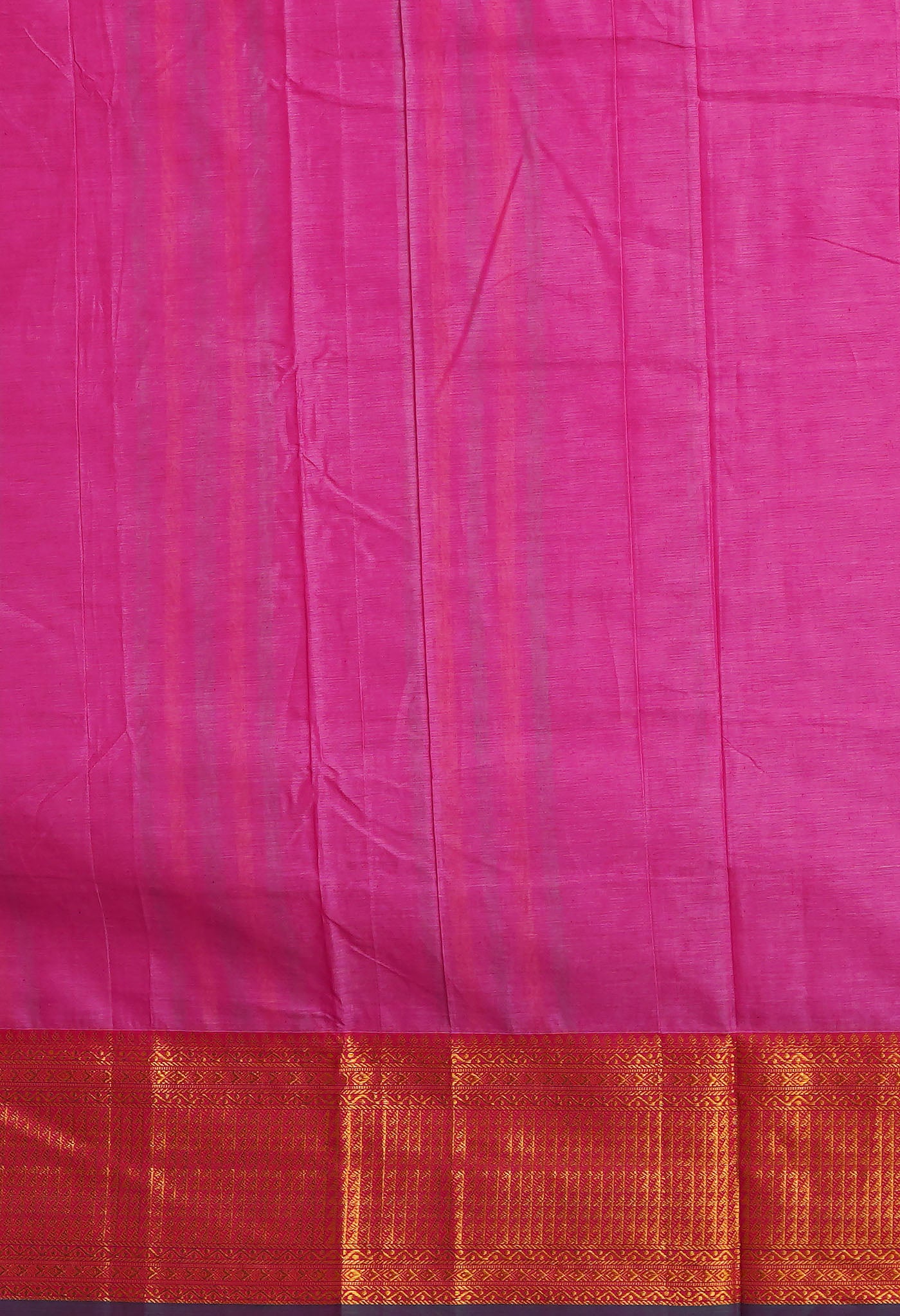 Pink Pure Handloom Narayani Cotton Saree