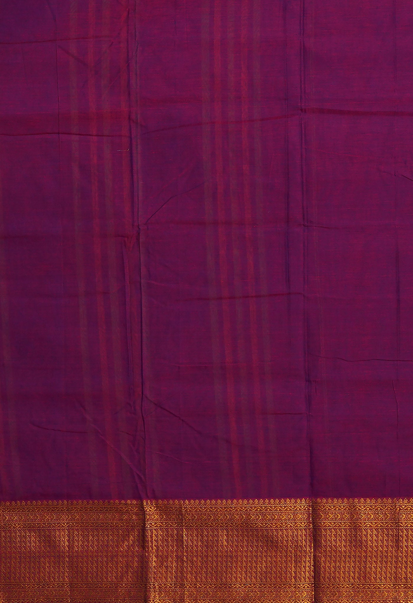 Purple Pure Handloom Narayani Cotton Saree-UNM78872