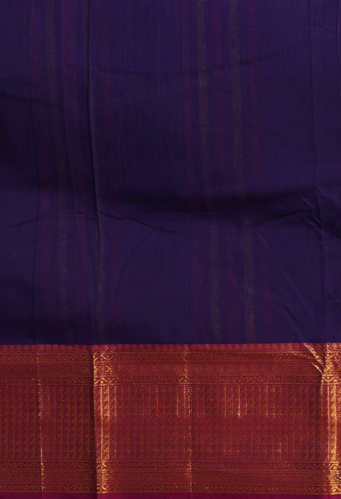 Blue Pure Handloom Narayani Cotton Saree