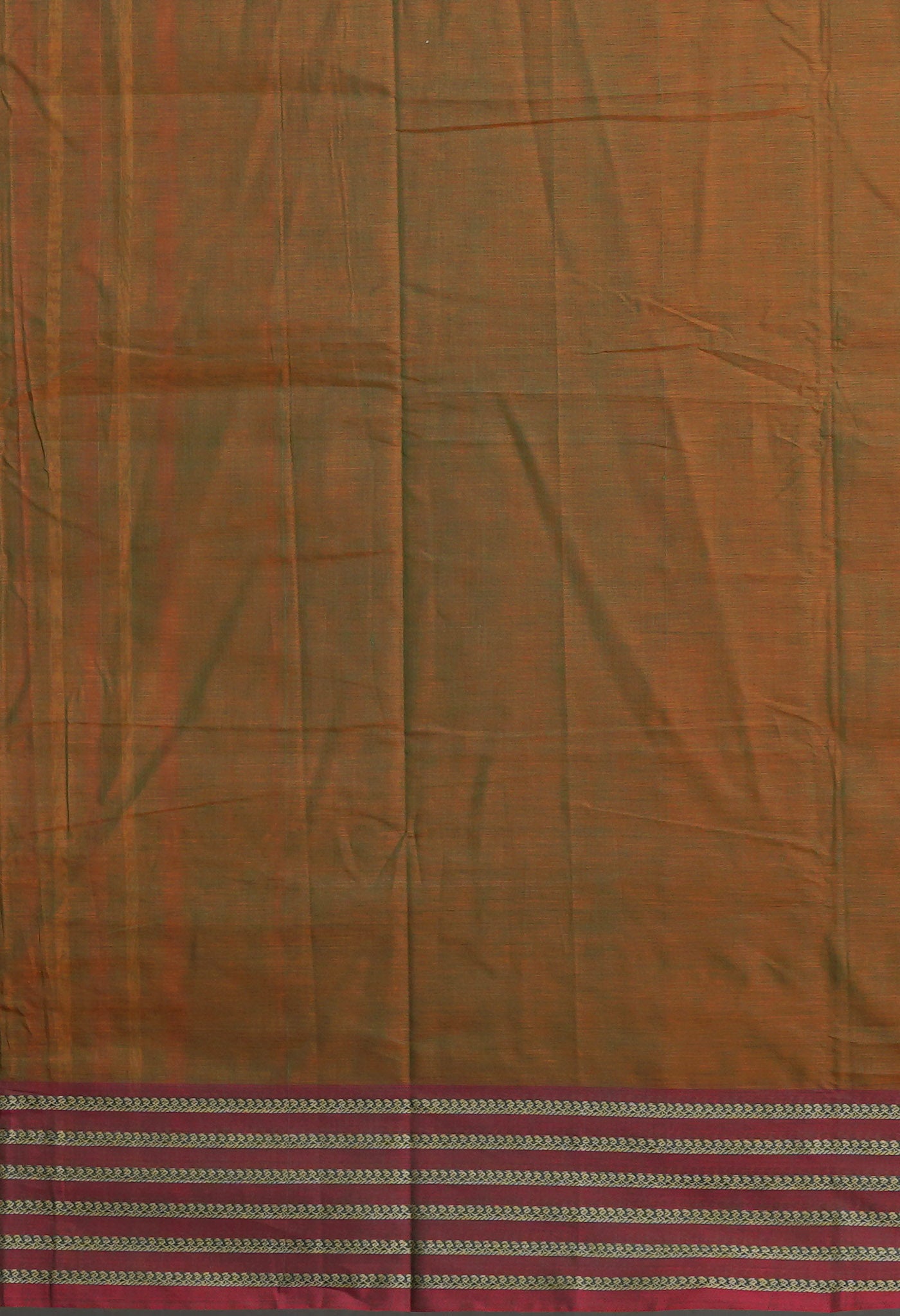 Green Pure Handloom Narayani Cotton Saree-UNM78887