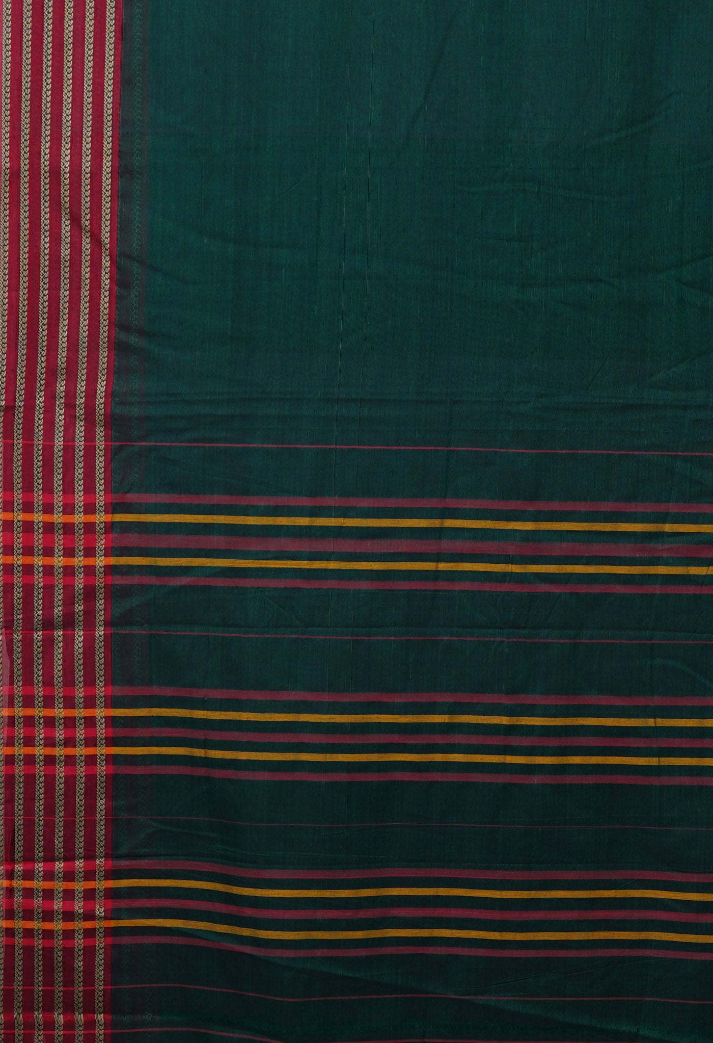 Green Pure Handloom Narayani Cotton Saree