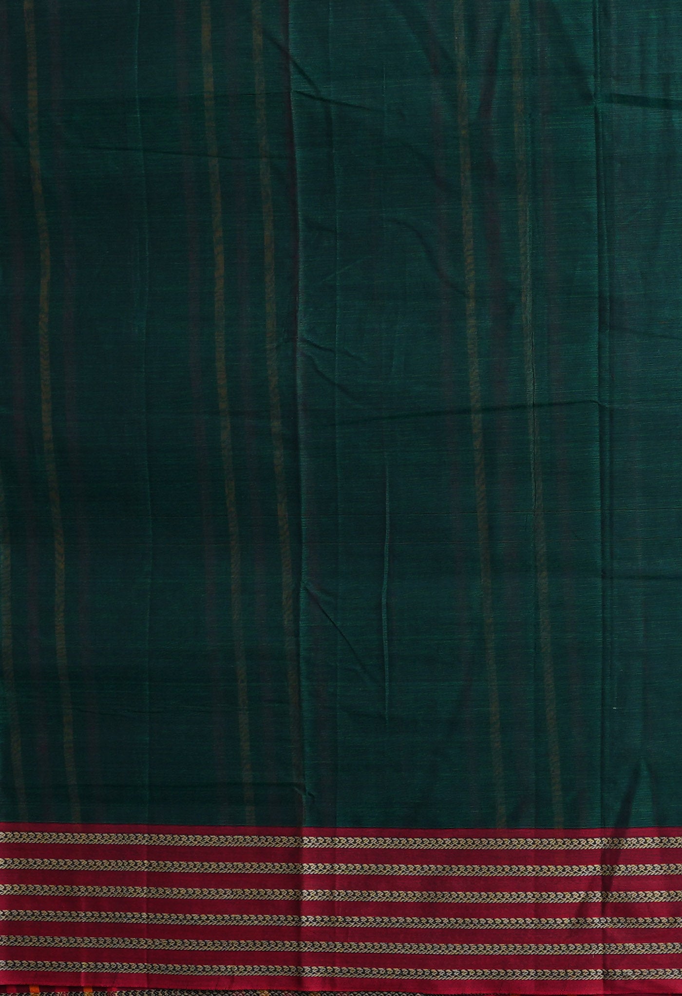 Green Pure Handloom Narayani Cotton Saree