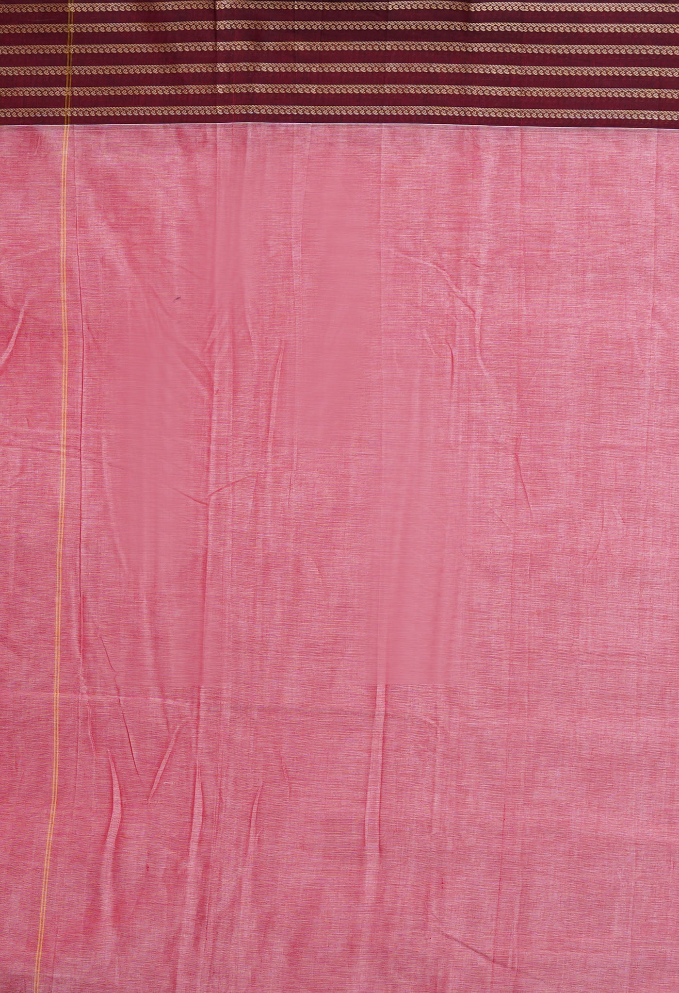 Pink Pure Handloom Narayani Cotton Saree