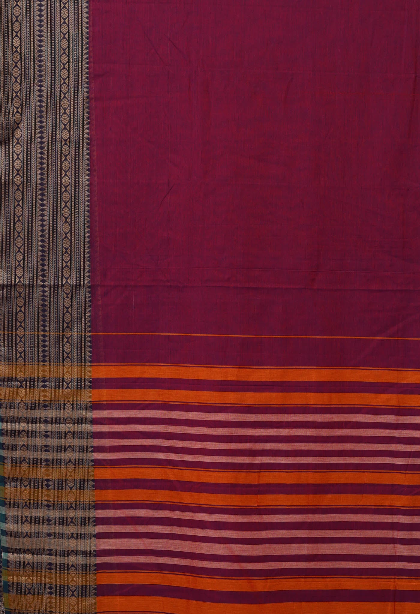 Pink Pure Handloom Narayani Cotton Saree-UNM78897