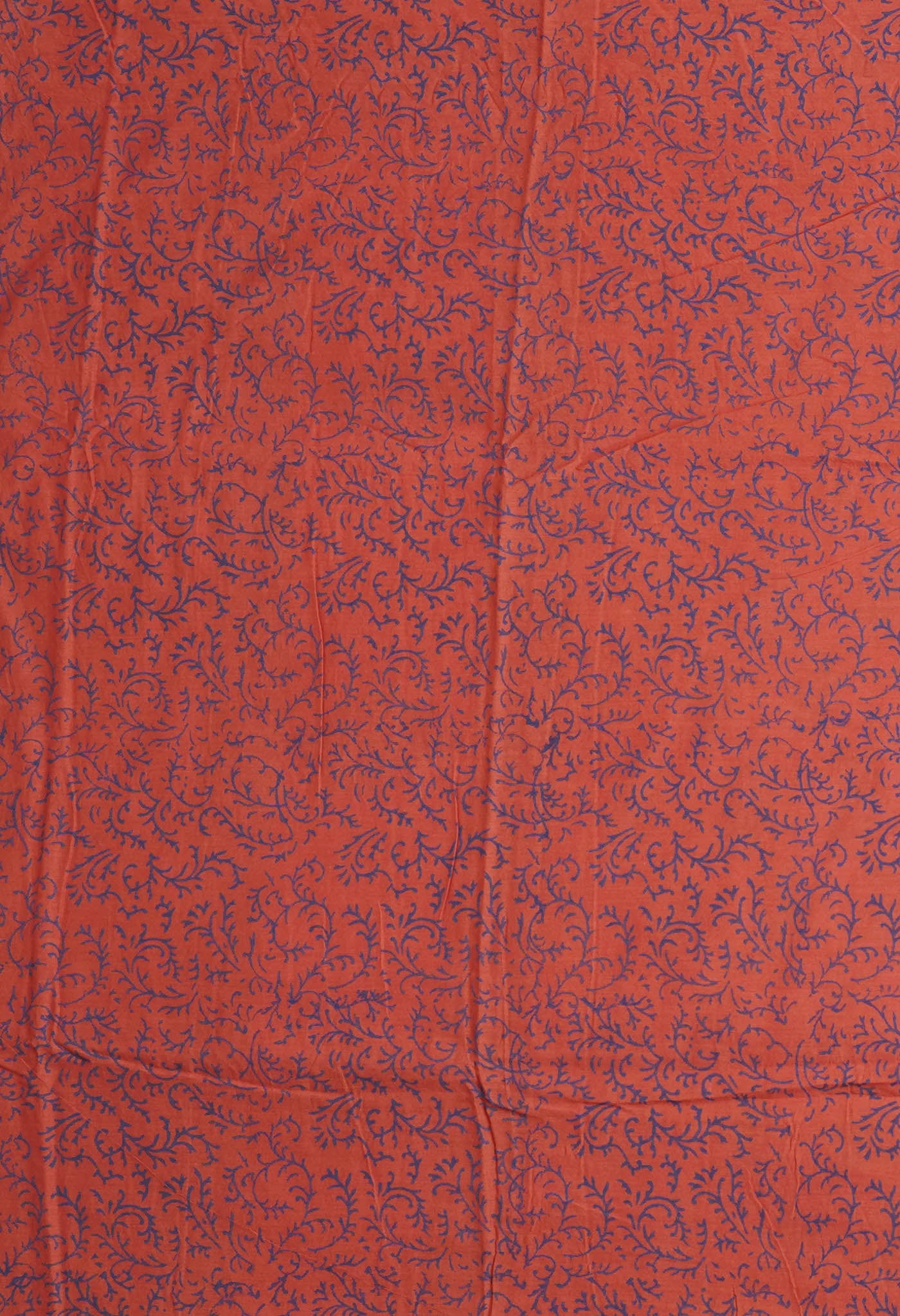 Brown Pure Block Printed Soft Cotton Saree-UNM78990