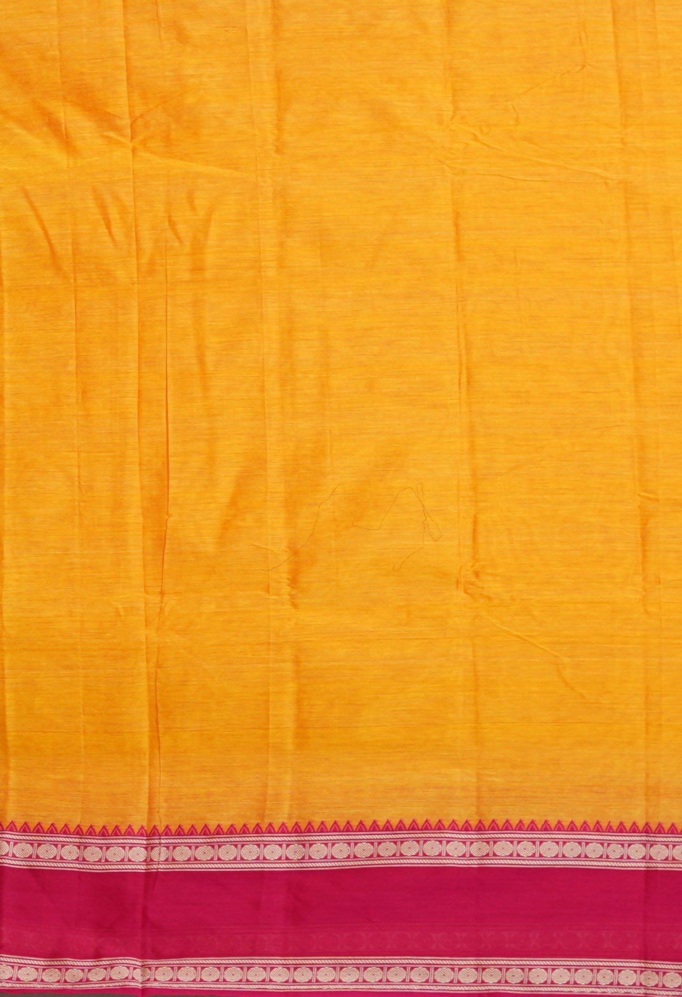 Yellow Pure Handloom Narayani Cotton Saree