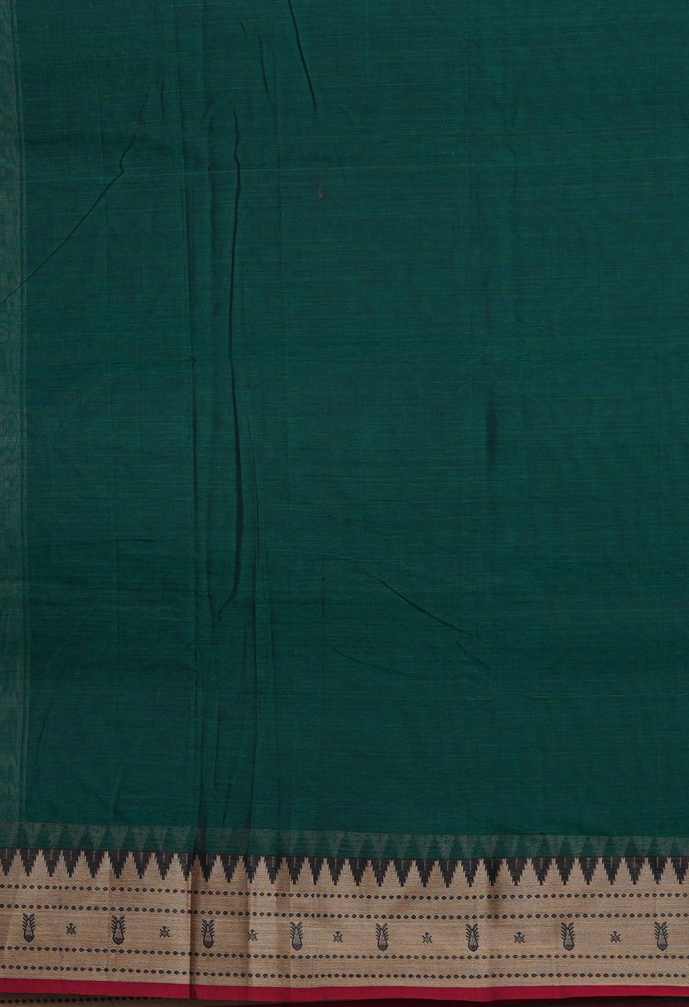 Green Pure Handloom Narayani Cotton Saree