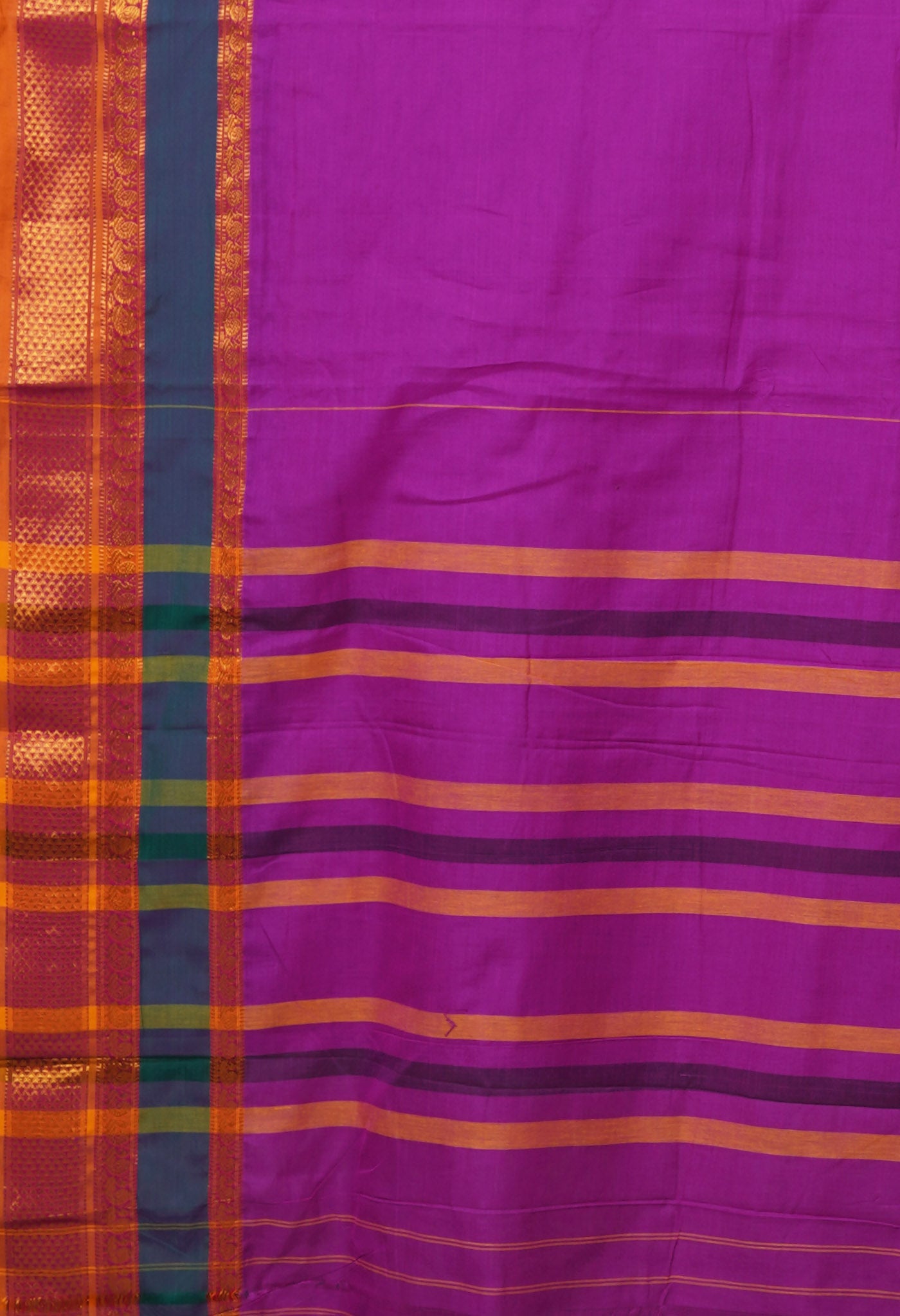 Pink Pure Handloom Narayani Cotton Saree-UNM79036