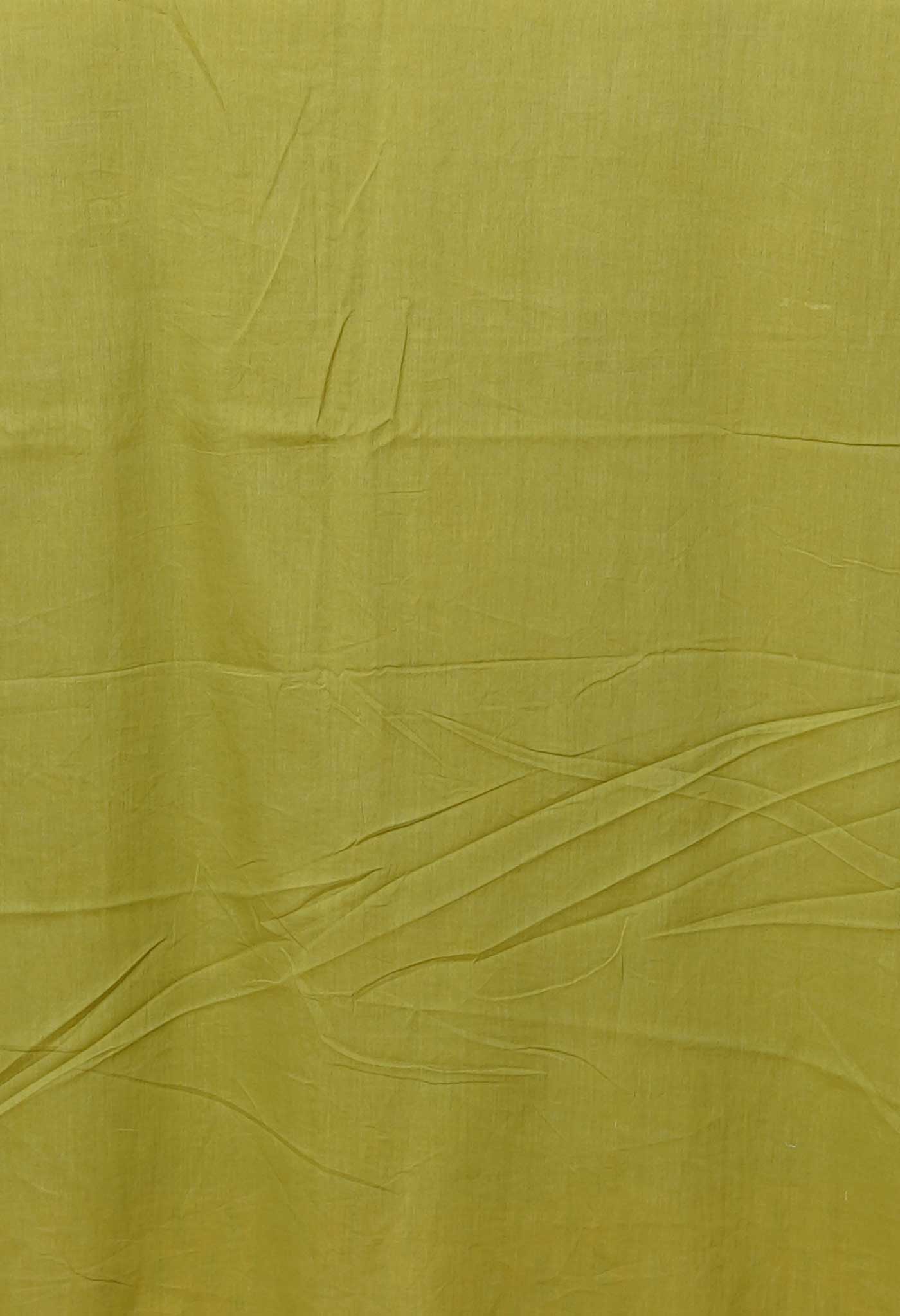 Yellow Pure Hand Block Printed Soft Cotton Saree