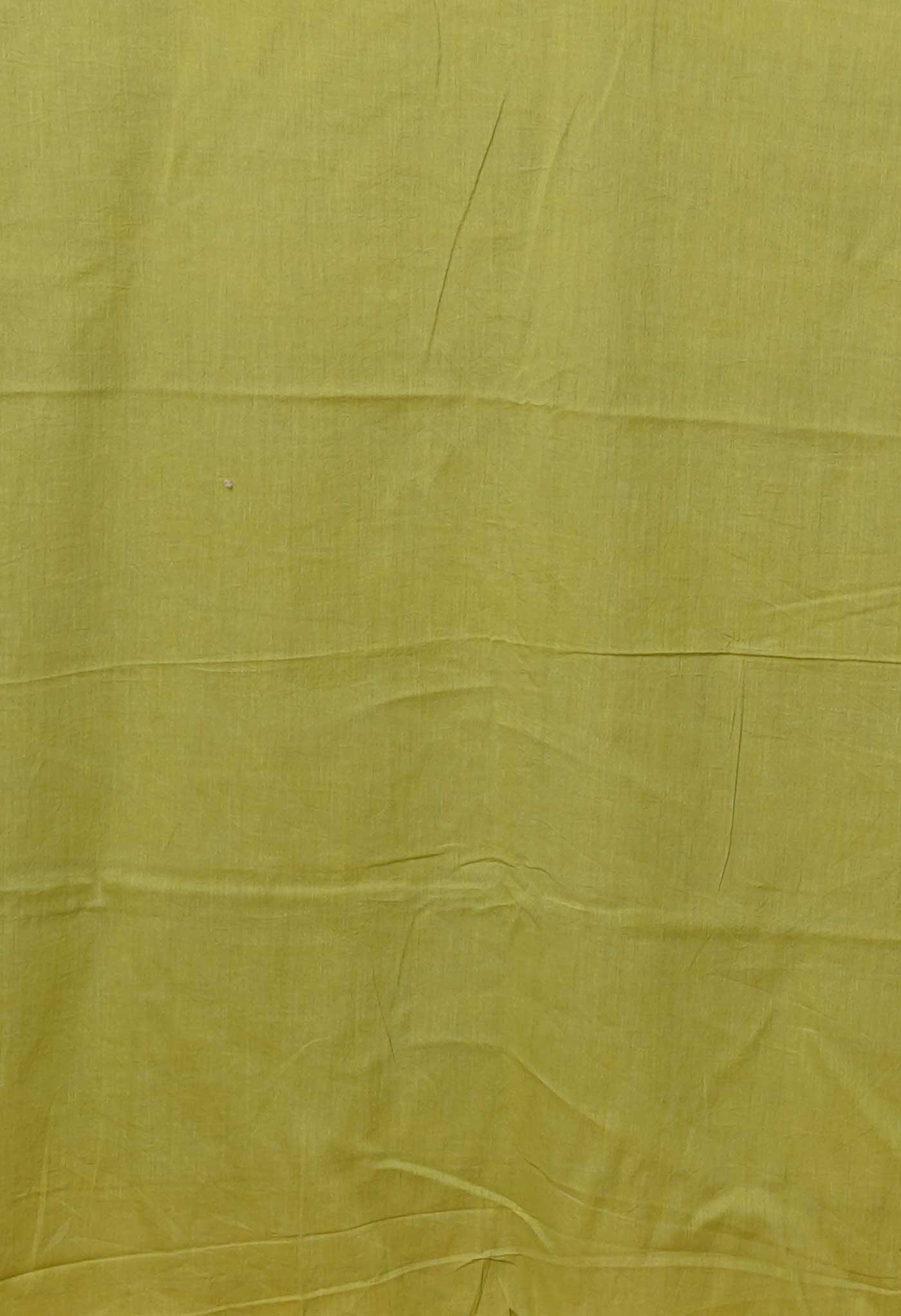 Yellow Pure Hand Block Printed Soft Cotton Saree-UNM79257