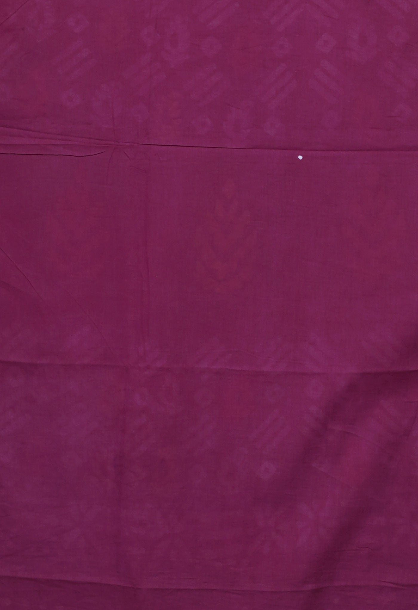 Maroon Pure  Wax Batik Printed Soft Cotton Saree-UNM80560