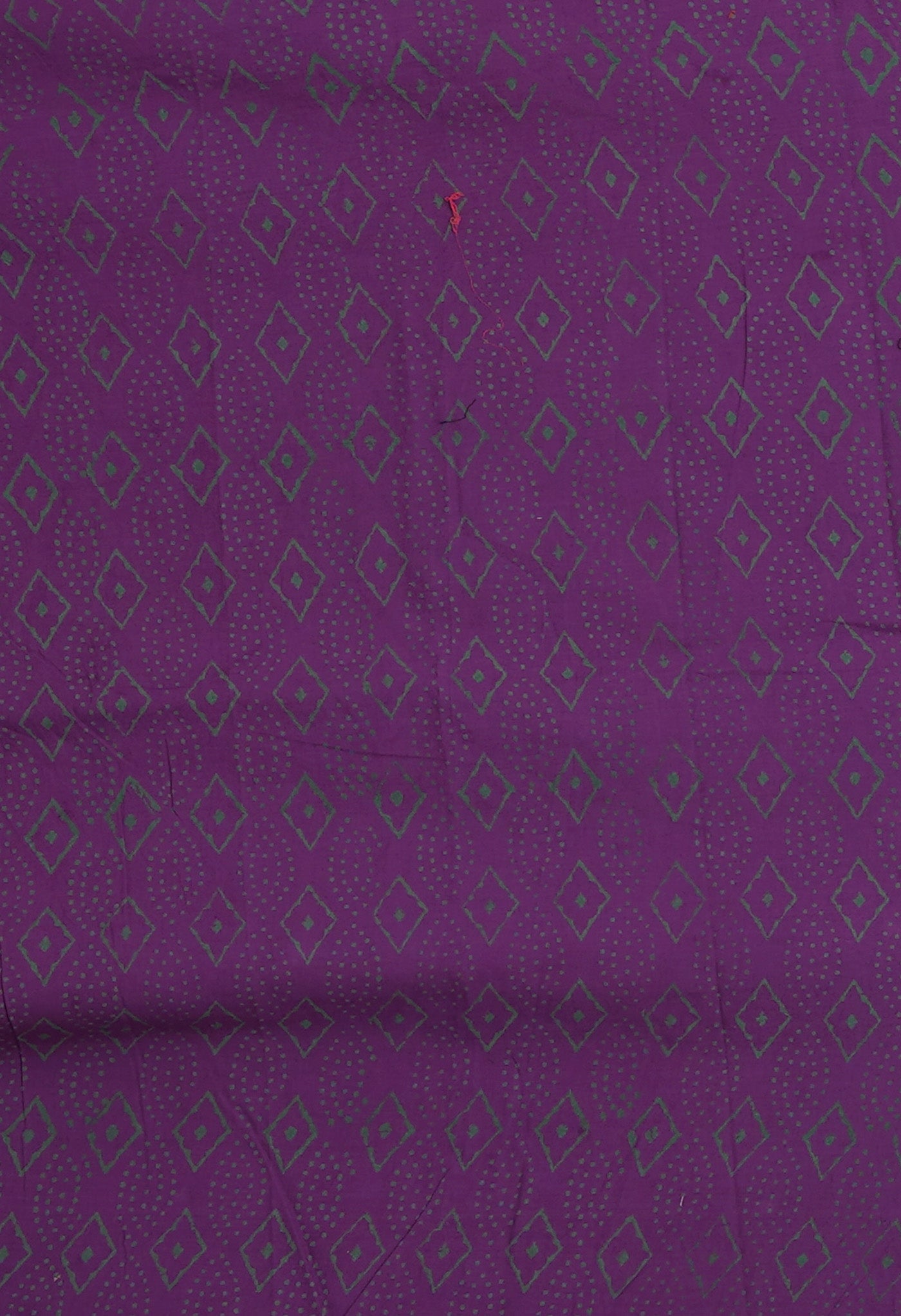 Purple Pure Hand Block Printed Kota Saree-UNM81457