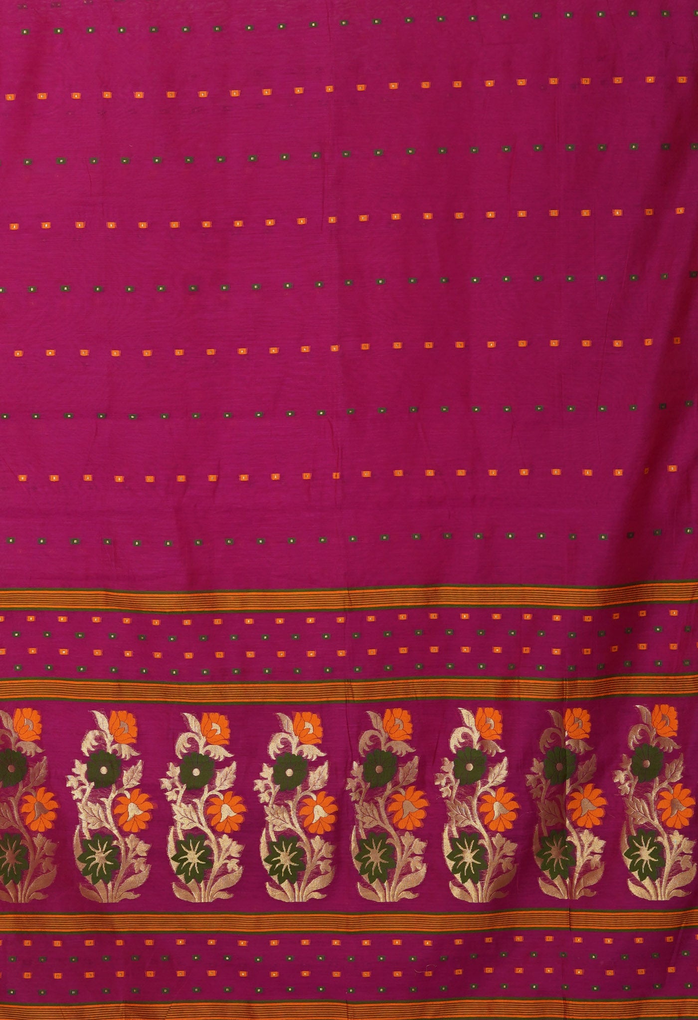 Pink Pure Handloom Maheshwari Sico Saree-UNM81601