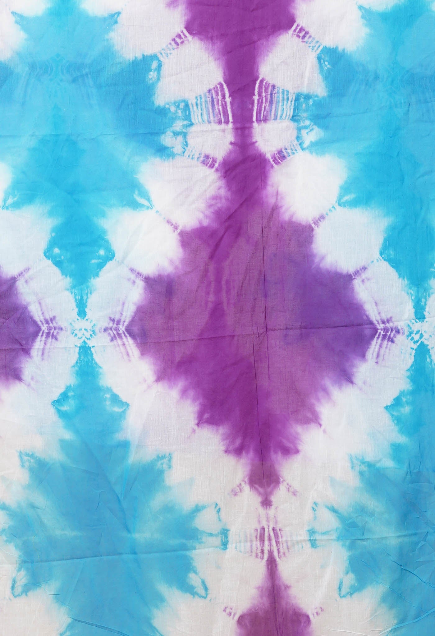 Multi Pure Tie And Dye Shibori Printed Soft Cotton Dupatta-UDS5822