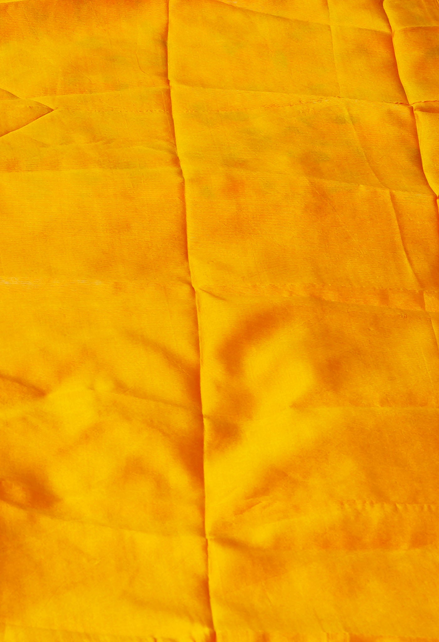 Yellow Banarasi Silk Saree