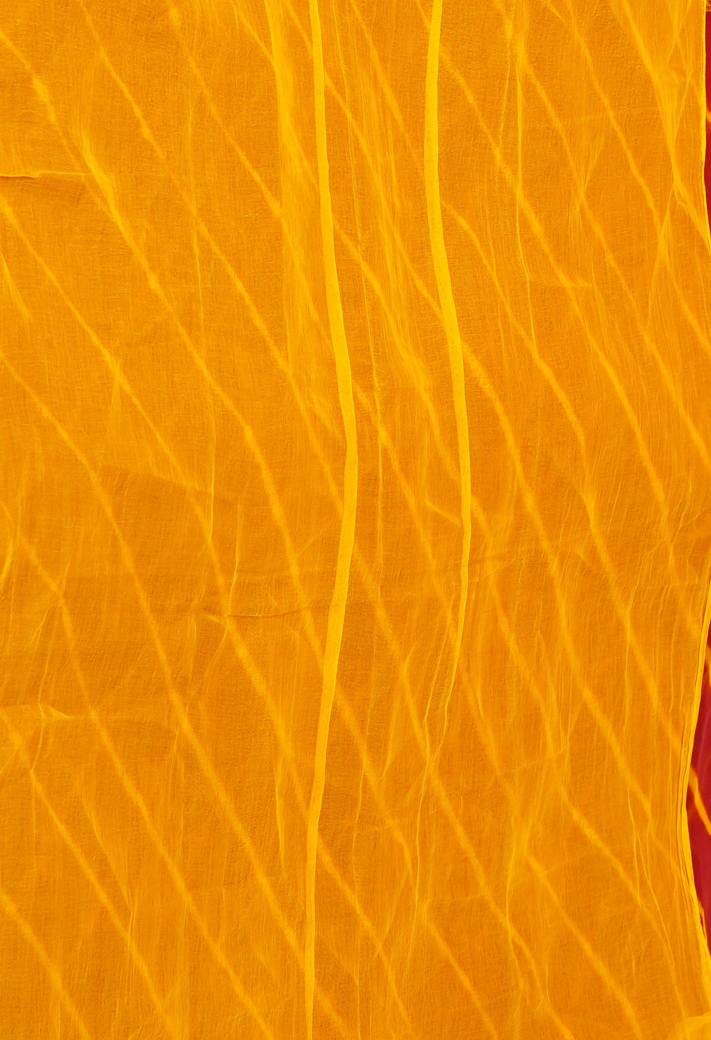 Red Tie and Dye Shibori Chiffon Saree