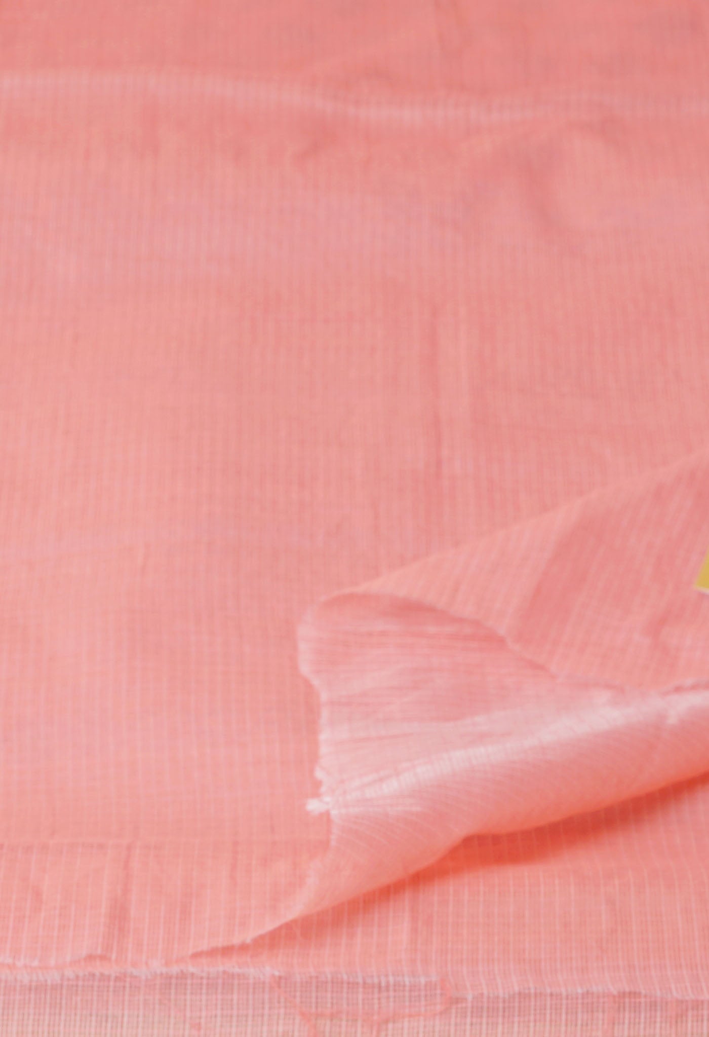 Pink Pure Plain Kota Cotton Saree