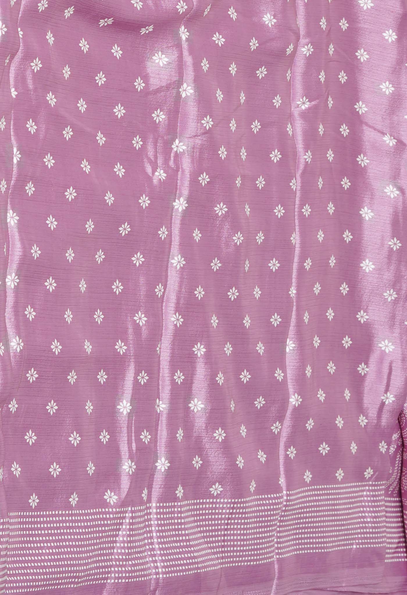 Royal Purple Pure  Block Printed Soft Silk Saree-UNM73437