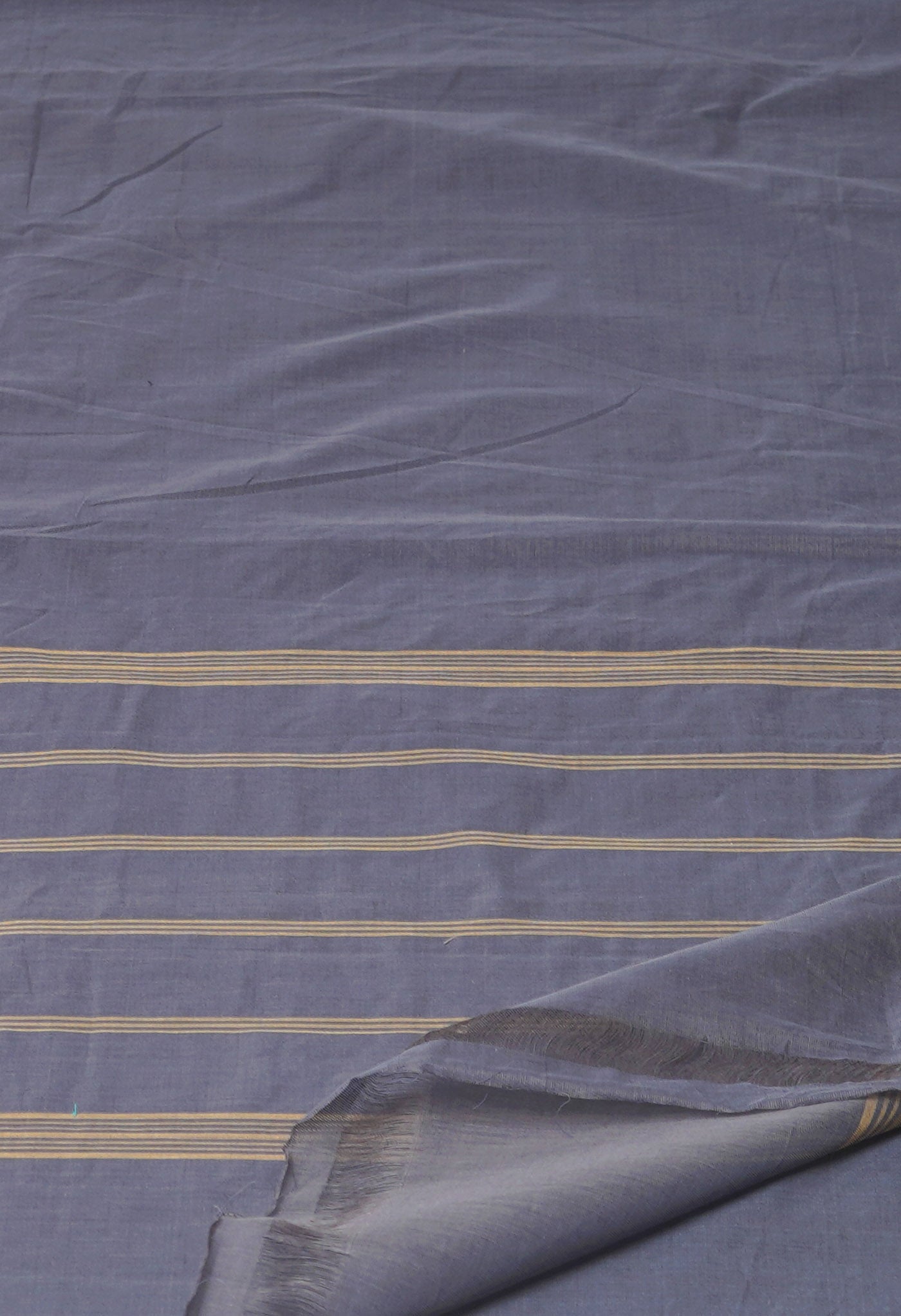 Grey Pure Pavani Handcrafted Kanchi Cotton Saree-UNM73607