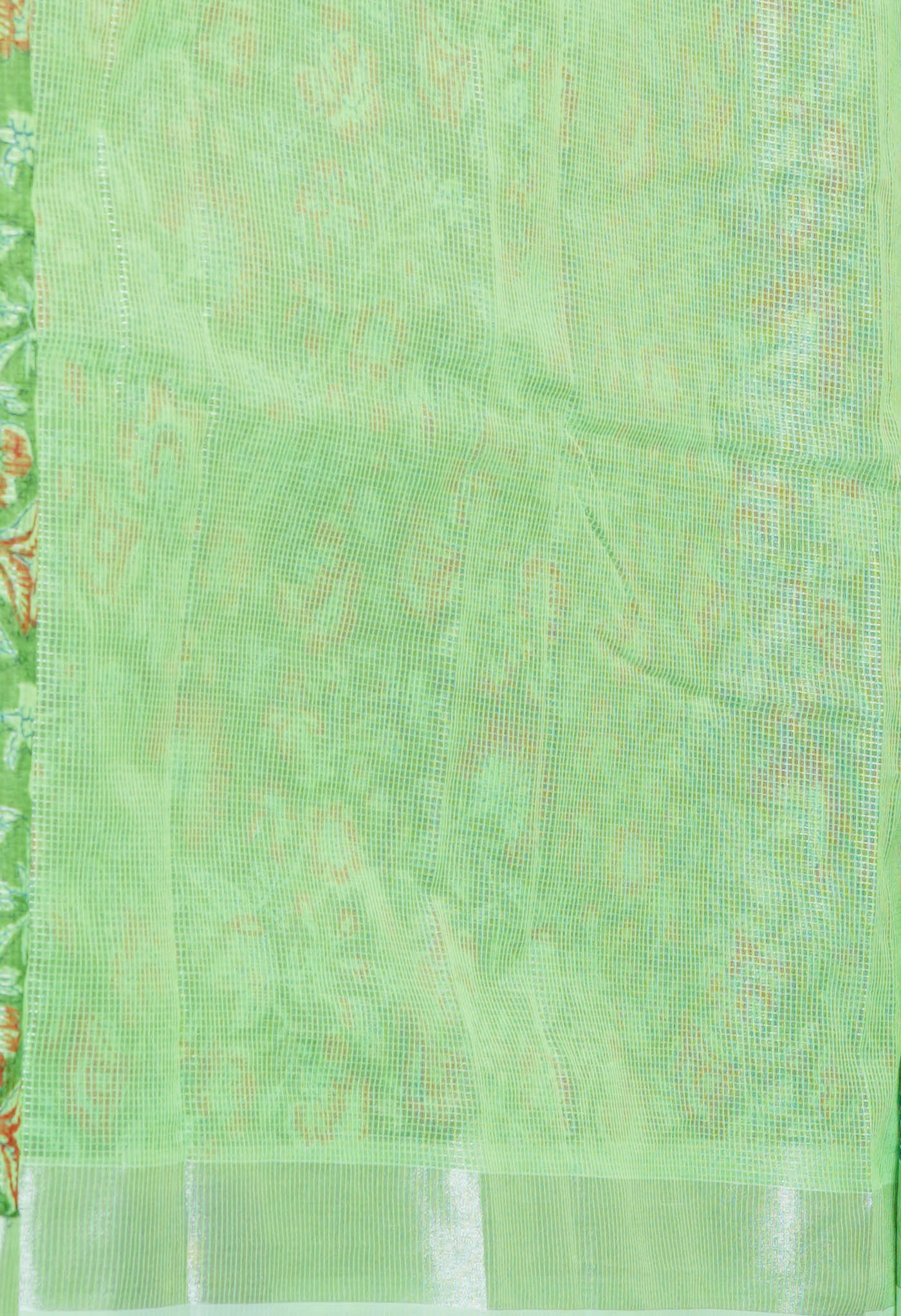 Green Pure Block Printed Kota Cotton Saree-UNM73681