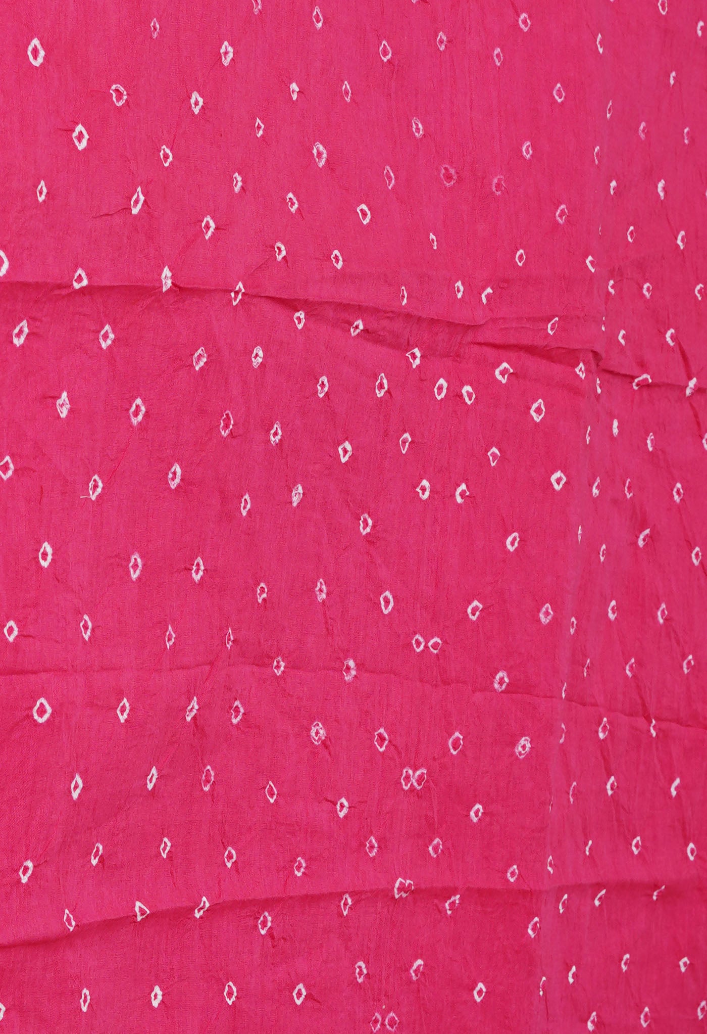 Pink-Pink Pure  Bandhani Cotton Saree-UNM73838