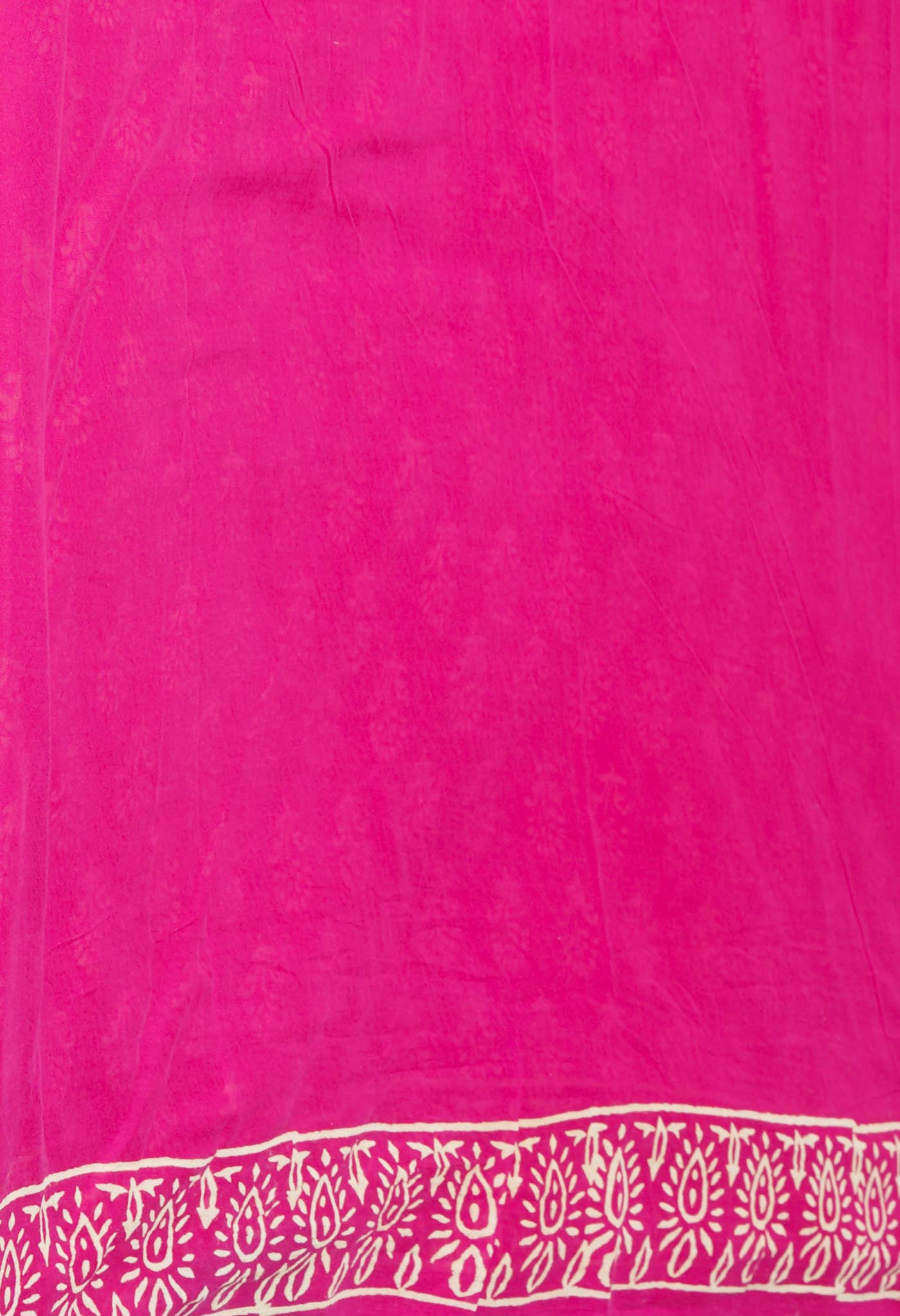 Pink Pure Hand Block Printed Soft Cotton Saree