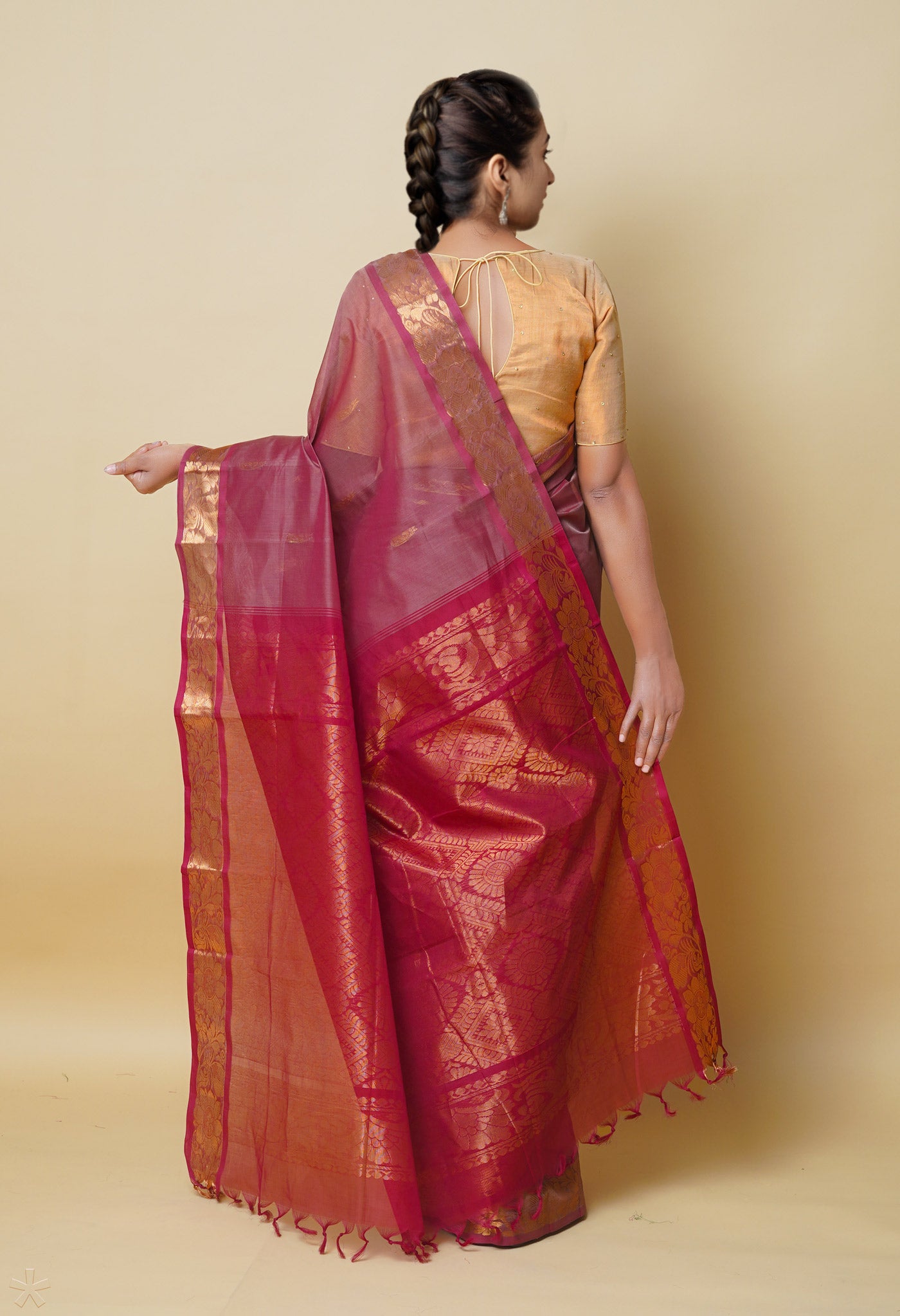 GADWAL SICO SAREE(without blouse)-GDS180 – Gayathri Reddy Traditional  Designer Studio