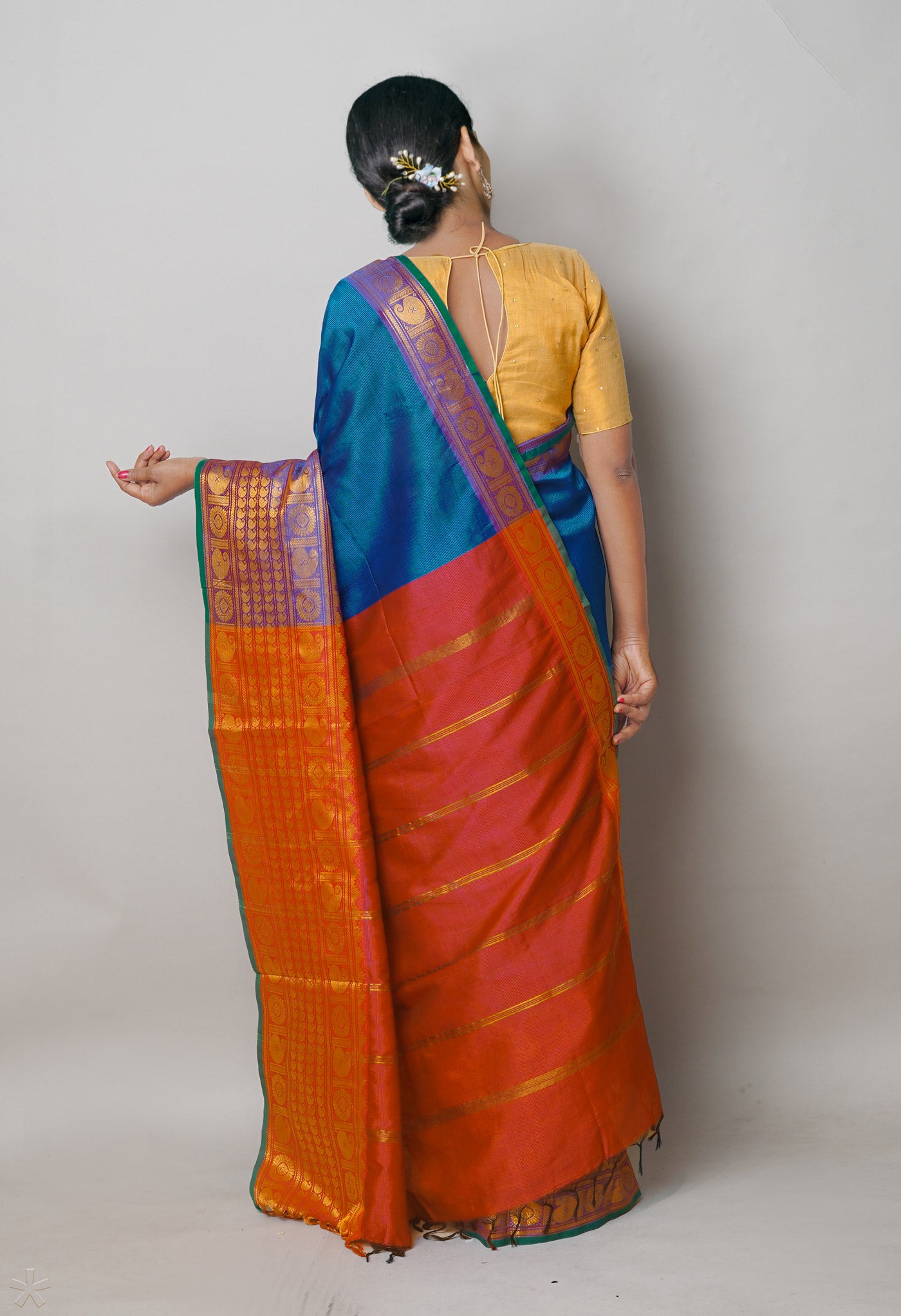 Party Wear Border Narayanpet Cotton Sarees, With blouse piece, 6.30 meter  at Rs 900 in Surat