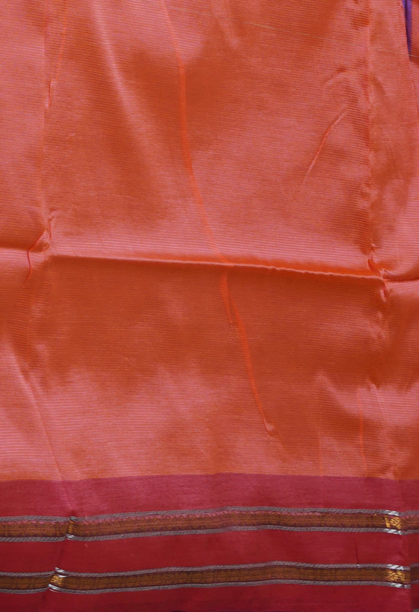 Purple Pure Handloom Chettinad Silk Saree