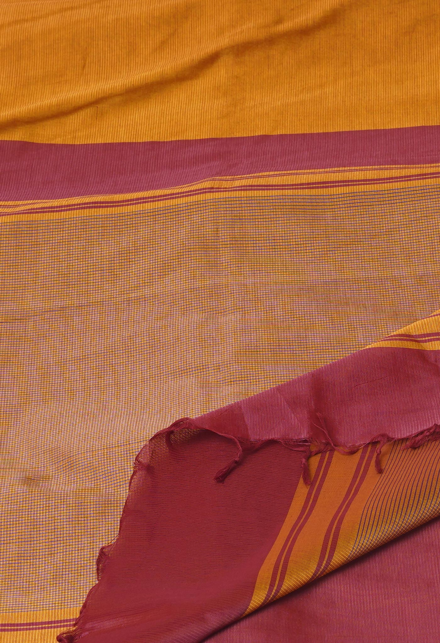 Brown Pure Handloom Chettinad Silk Saree