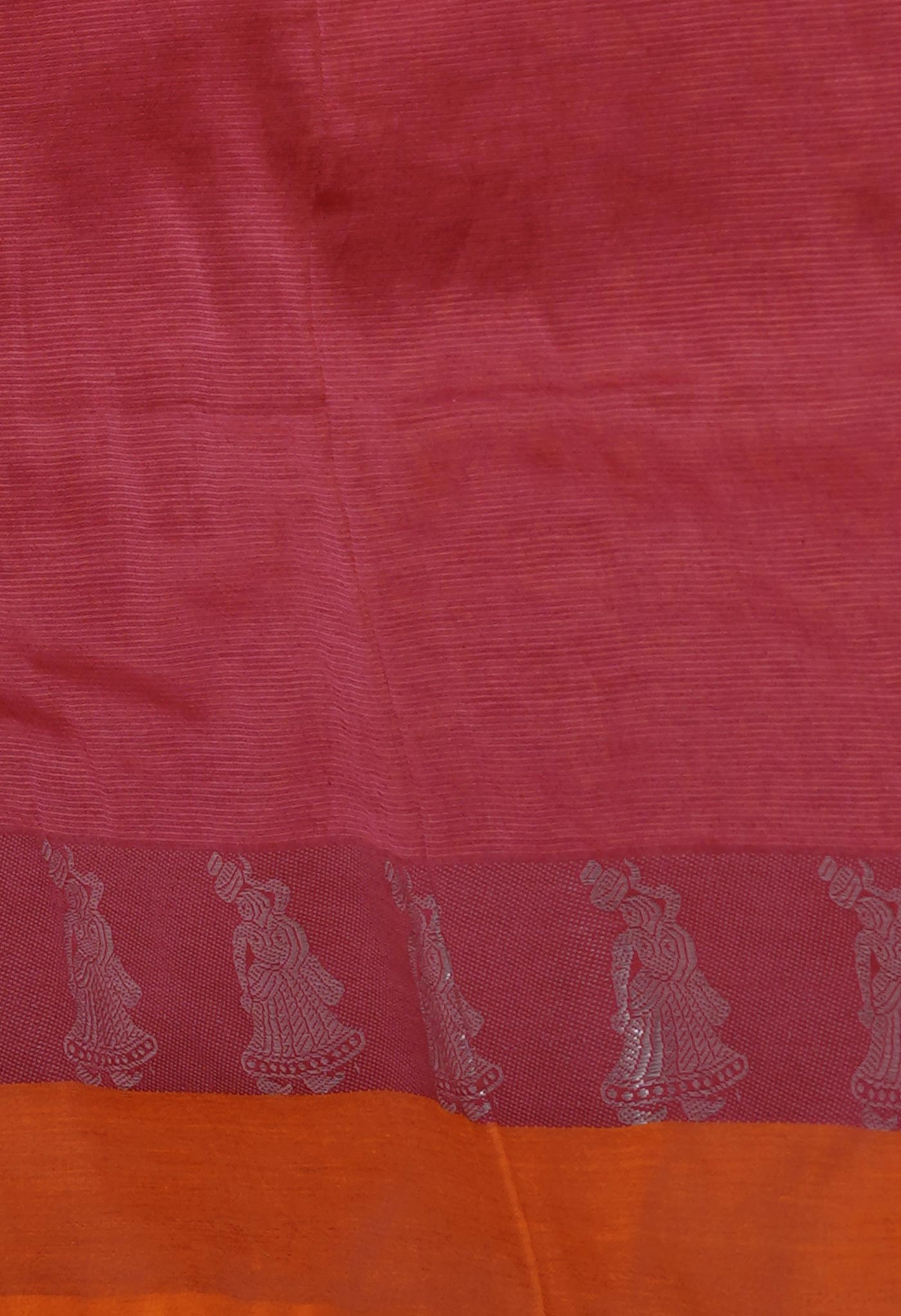 Brown Pure Handloom Chettinad Silk Saree