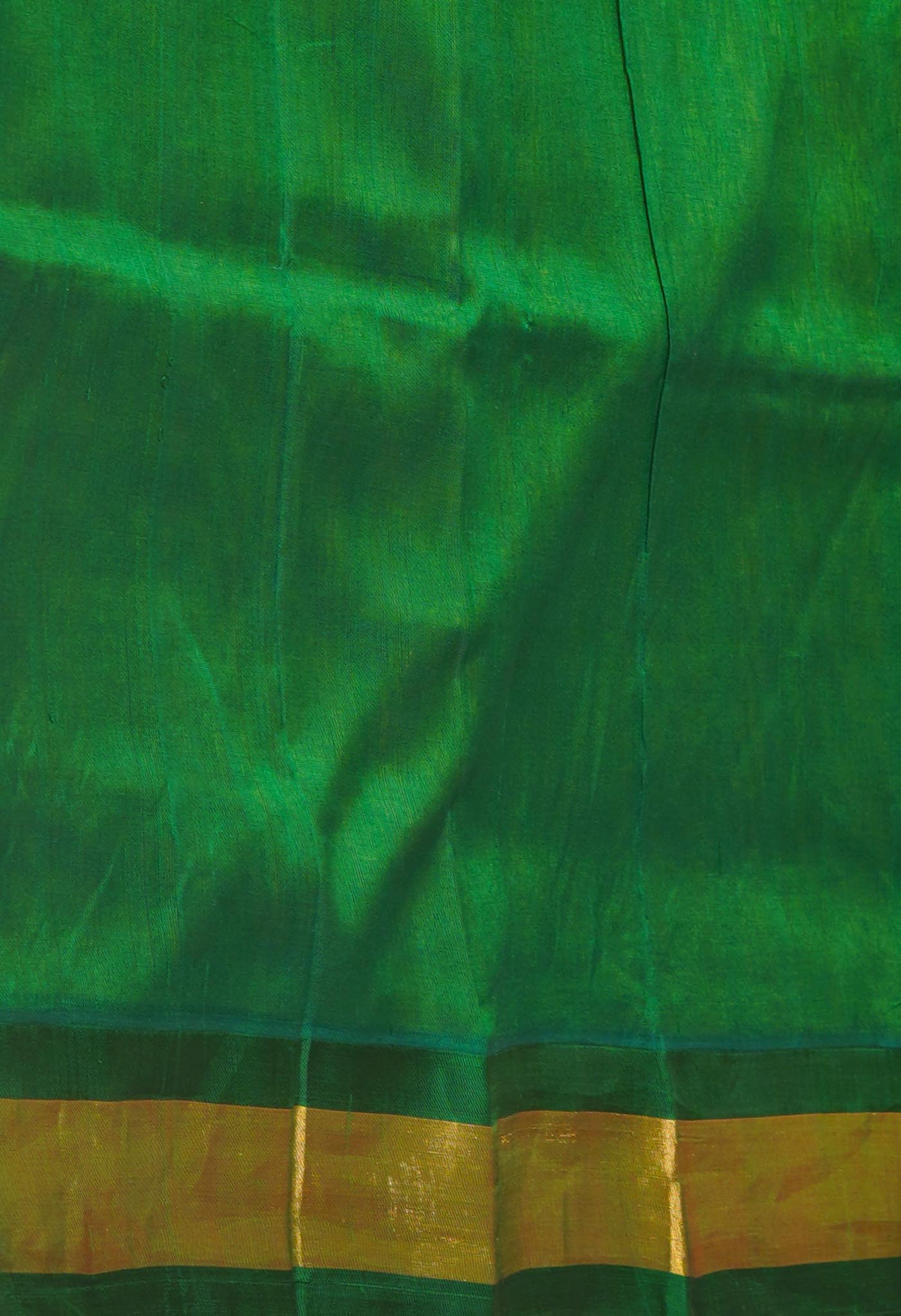 Green-Dark Green Pure Handloom Assam Silk Saree