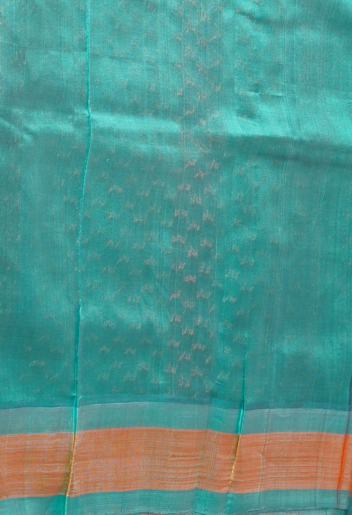 Pink-Turquoise Blue Pure Handloom Assam With Checks Zari Weaving Silk Saree-UNM74553