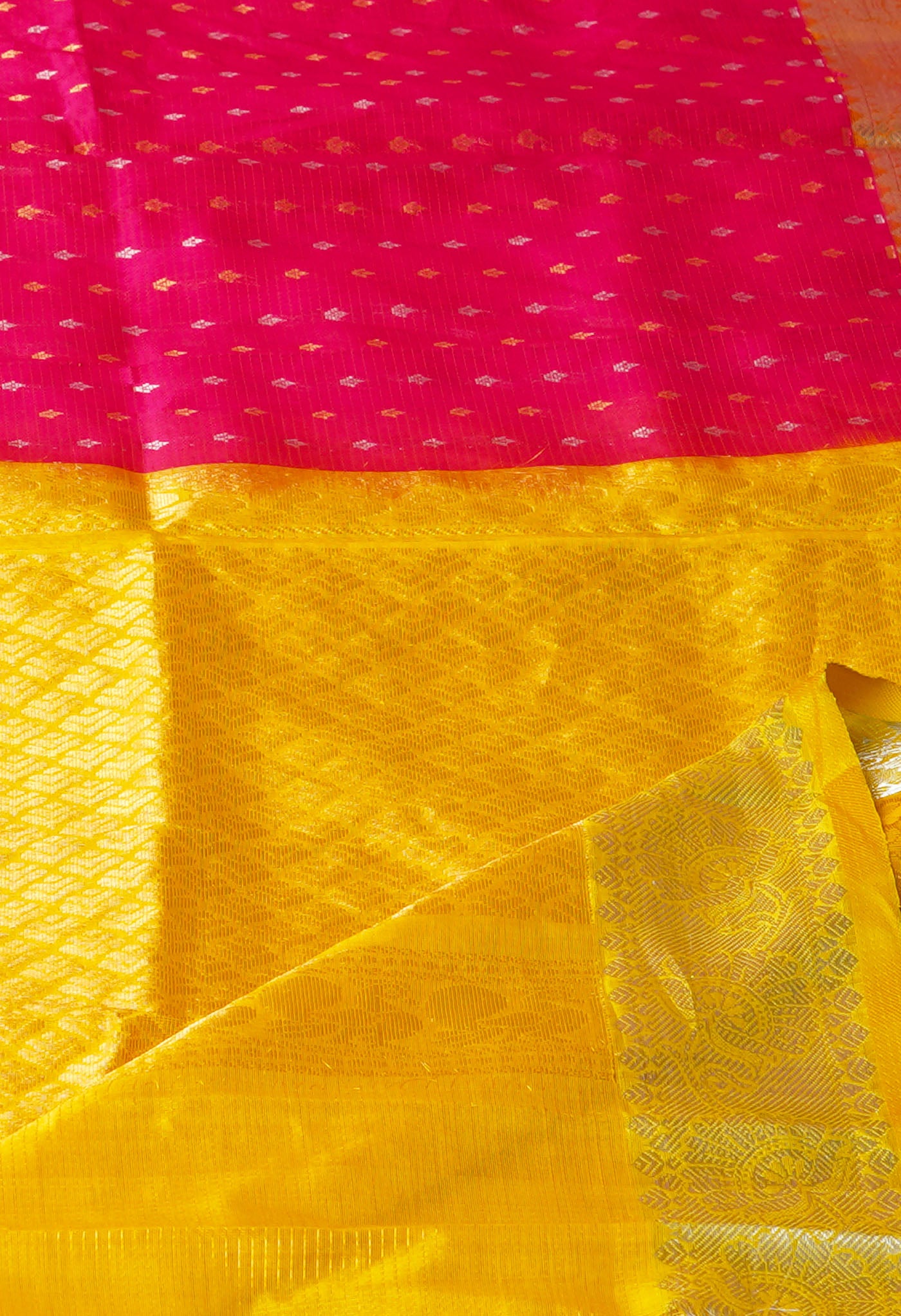 Pink Pure Handloom Kanjivaram Silk Saree