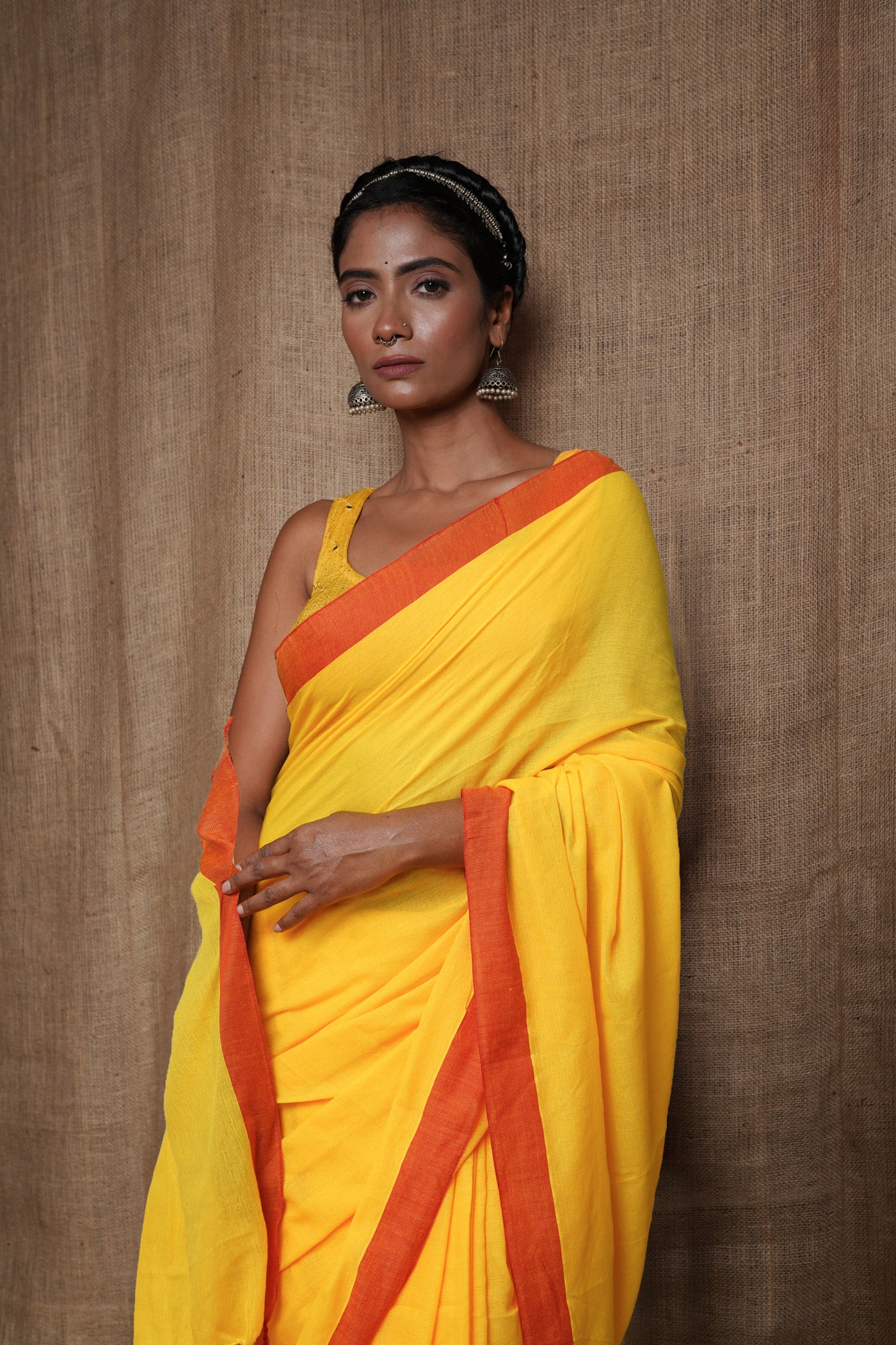Buy Yellow Sarees for Women by SHRITHI FASHION FAB Online | Ajio.com