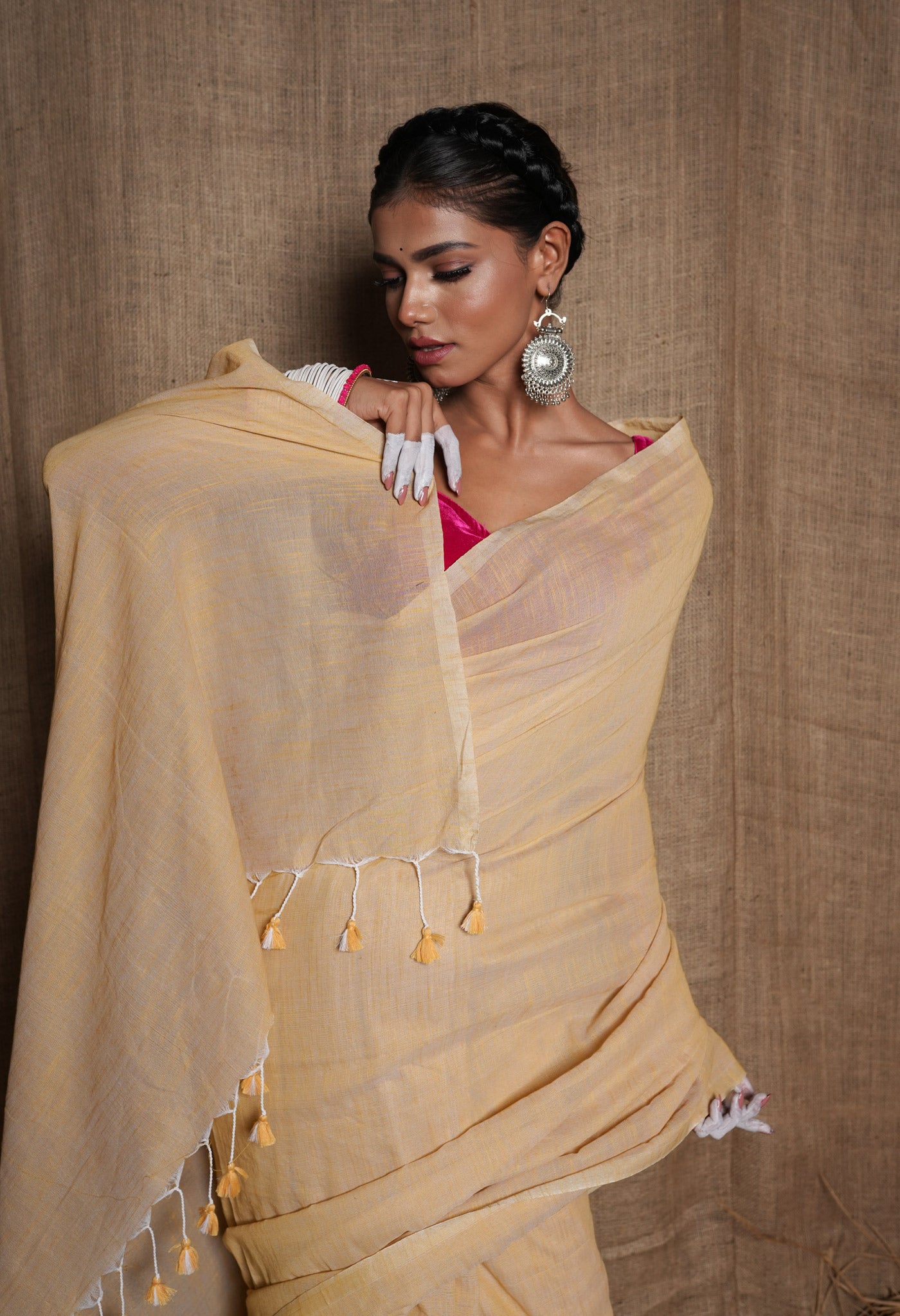 Mulmul cotton saree - Mach Clothings