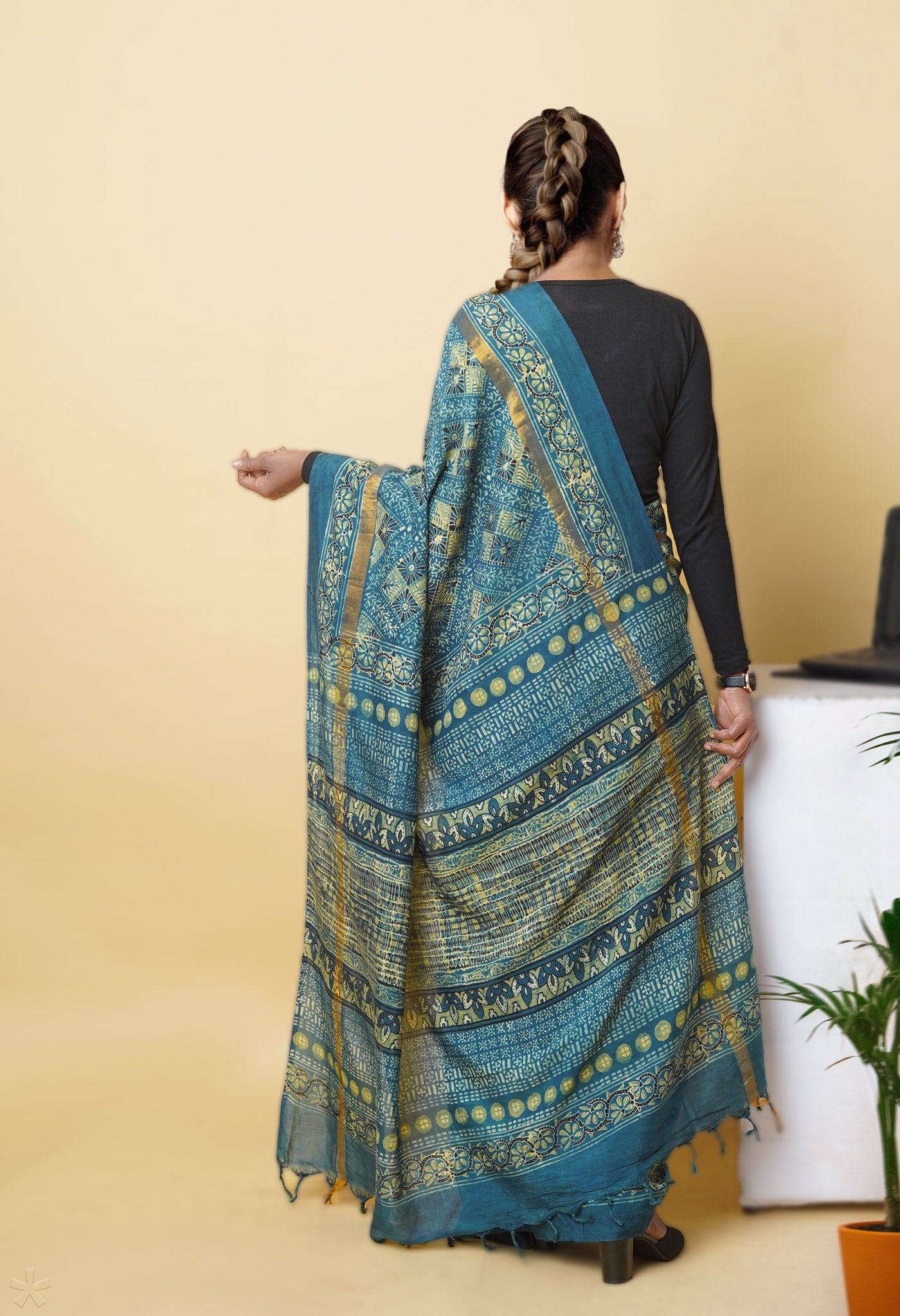 Ageless Block Print Art - The legacy of Ajrakh Modal Silk Sarees